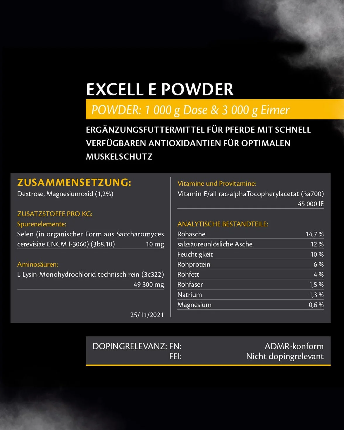Excell e Powder 03605874242944 Secchiello da 3 kg
