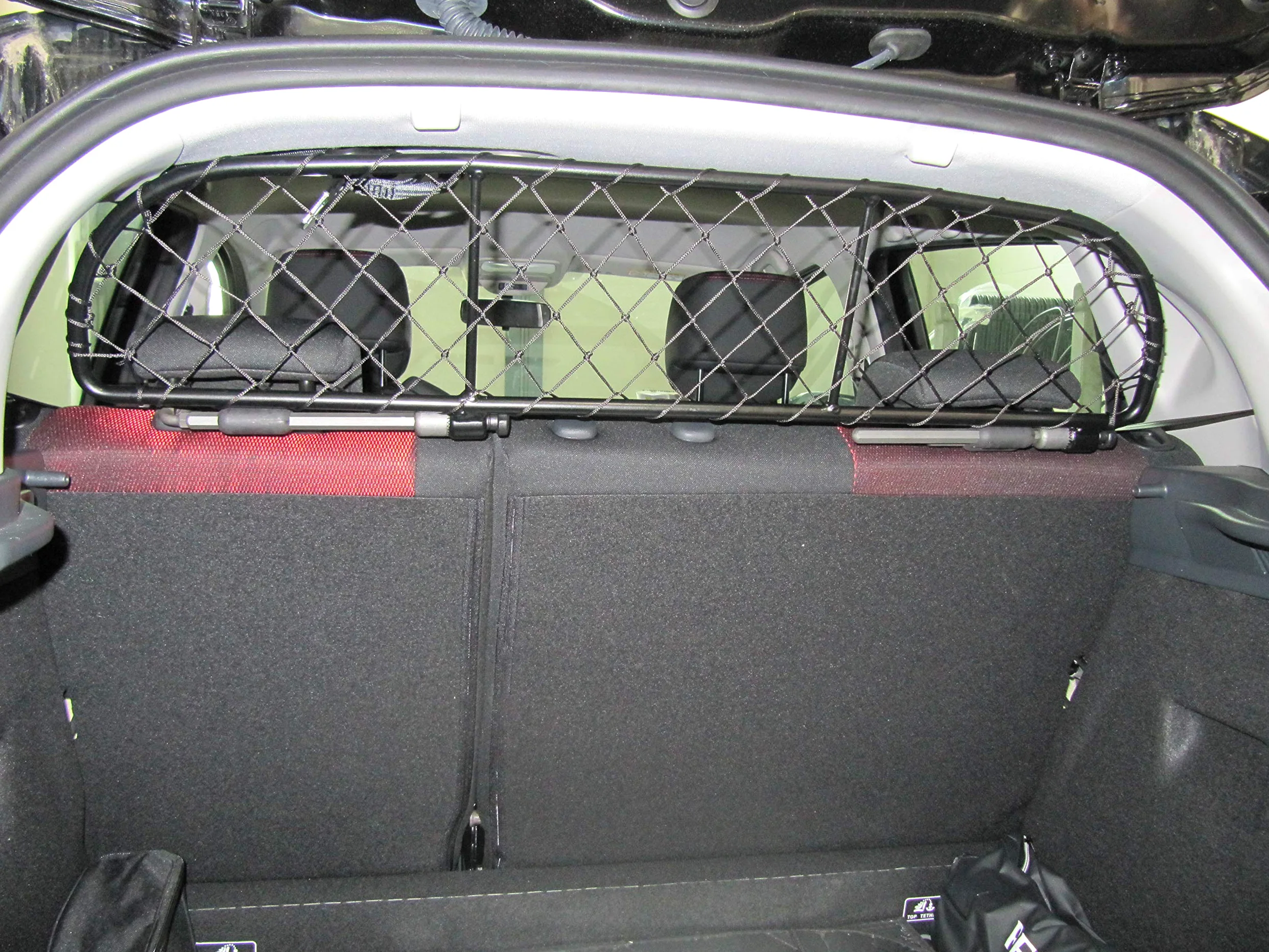 ERGOTECH Divisorio Griglia Rete Divisoria per Renault Clio (2012-2019) RDA65-XXS, per Trasporto Cani e Bagagli