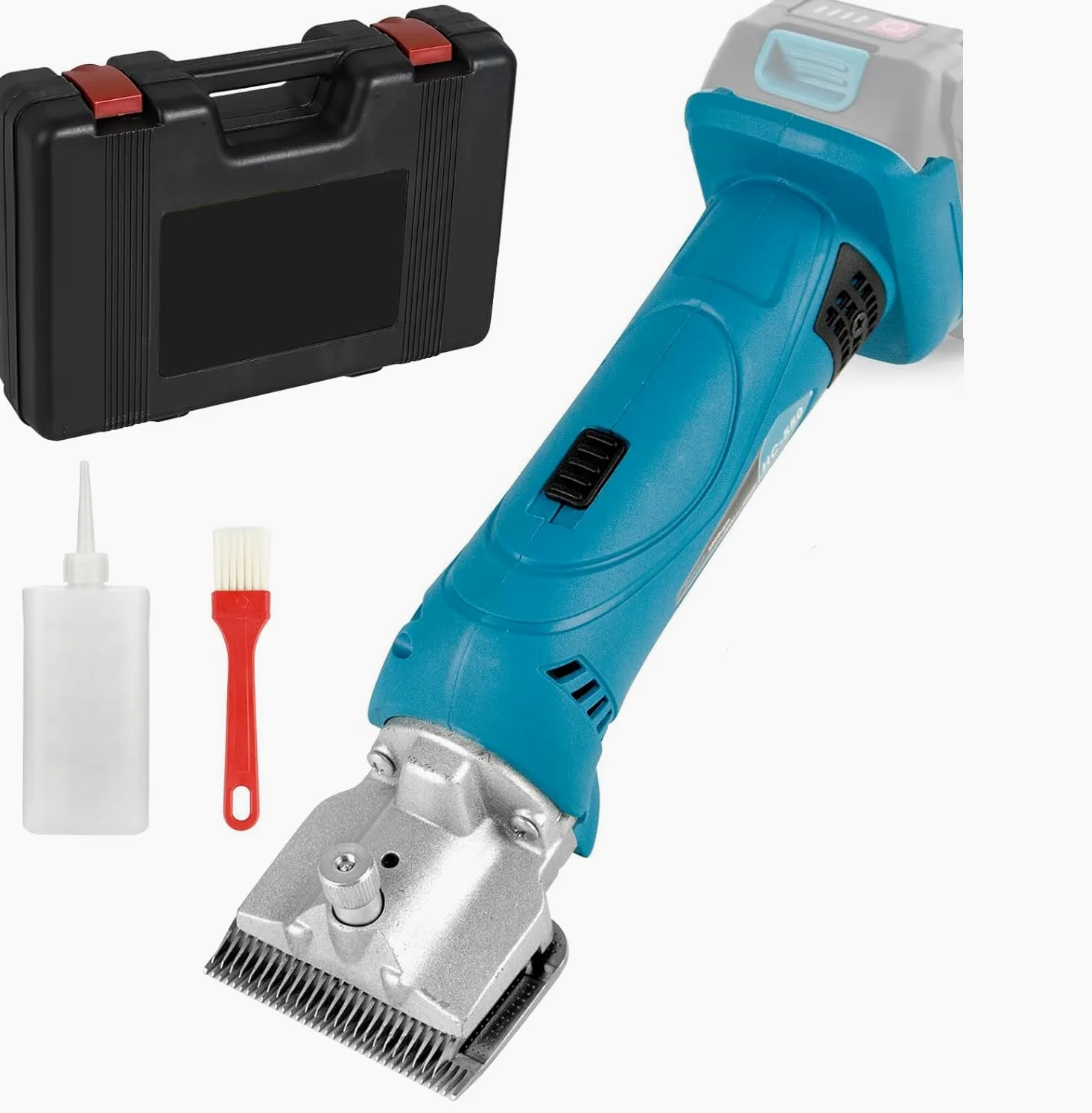 Tosacavalli Tosatrice a batteria per cavalli 2 batterie 48v 3.0Ah Con valigetta Tosatrice