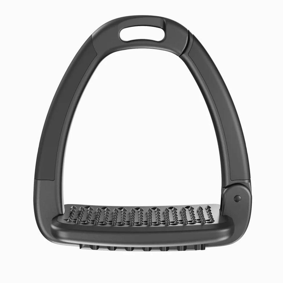 Staffa di ricambio con copertura laterale doppia, colore nero, 120 mm