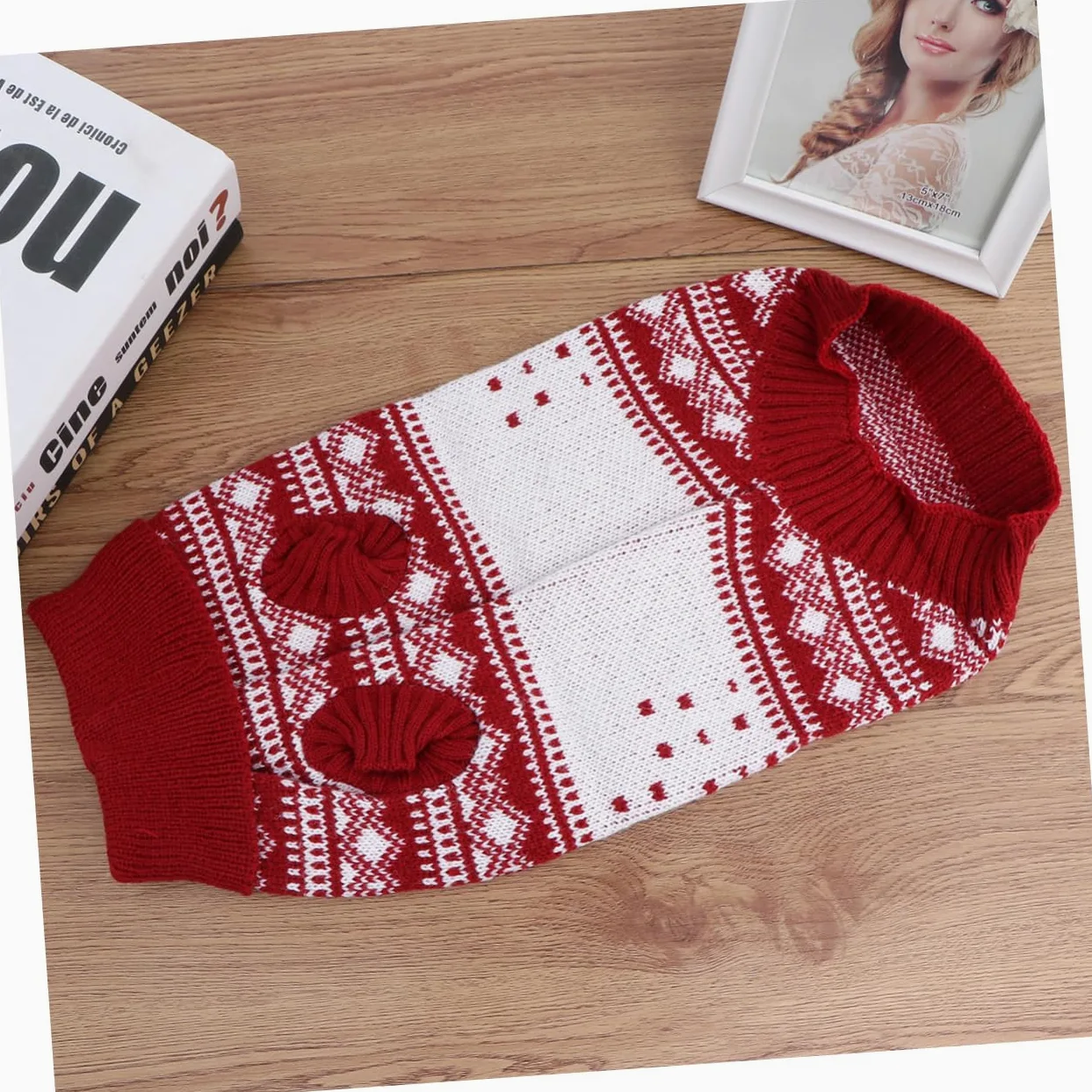 BESPORTBLE 3 Pz Maglione Caldo a Collo Alto per Animali Domestici Cappotto Cane Cappottino Cane Vestiti per Cuccioli Pigiama Natalizio per Cani Maglioni Natalizi Vestiti Invernali per Cani