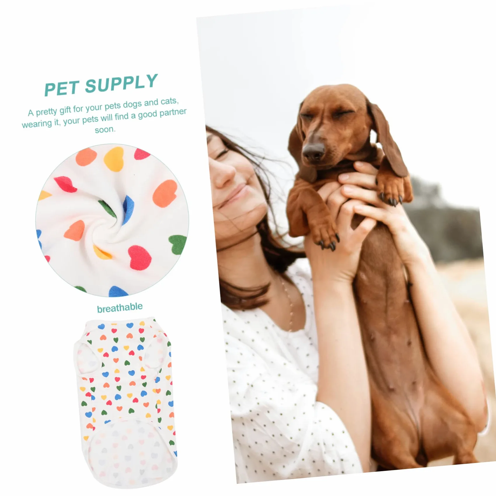 YARNOW 5 Pezzi Di Abbigliamento Per Feste Per Animali Domestici Costume Per Gatti Maglietta Resistente Allusura Per Cani Elegante Abbigliamento Decorativo
