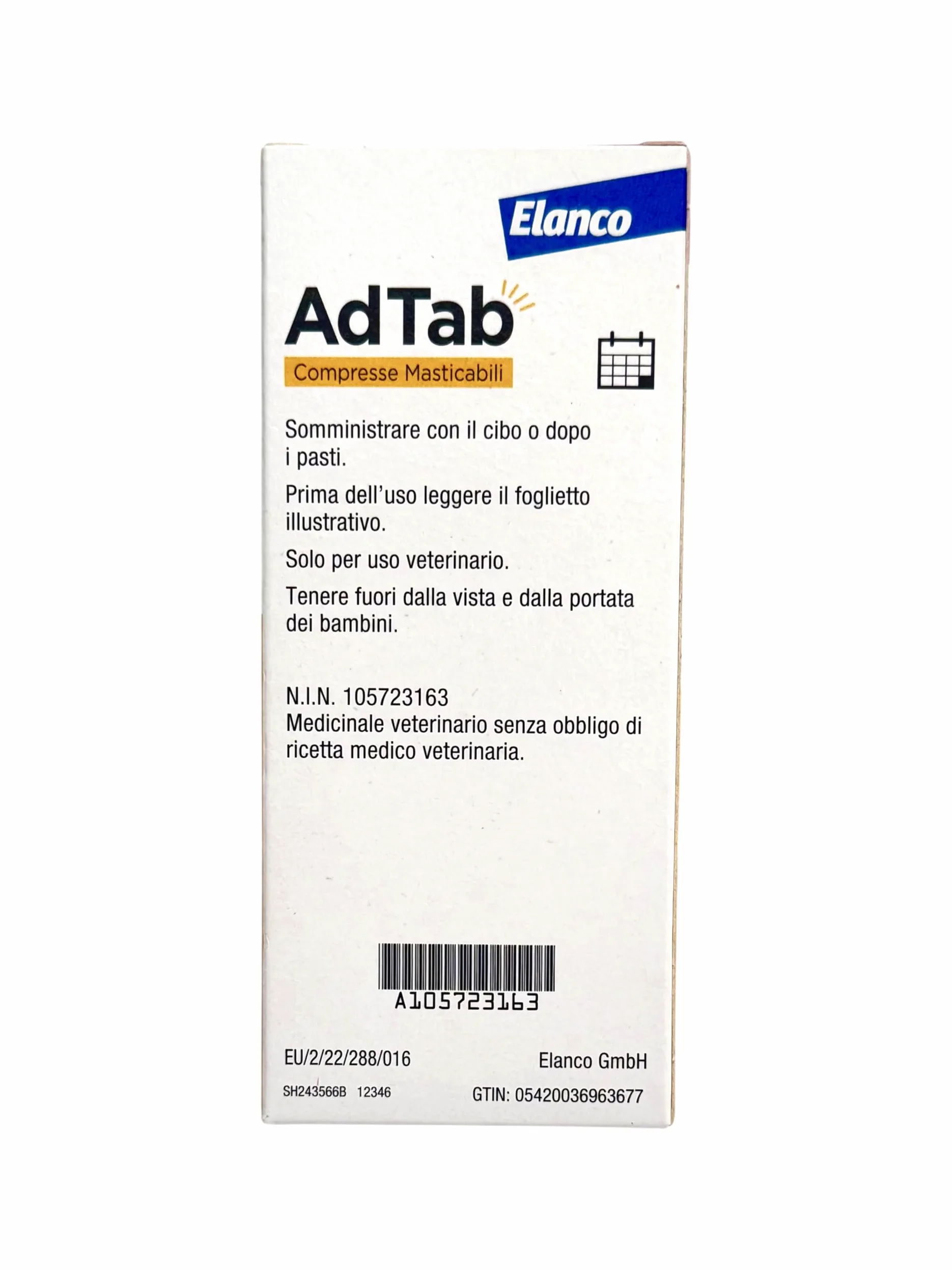 AdTab Compresse Masticabili per cani >2,5-5,5 kg - 6 Compresse