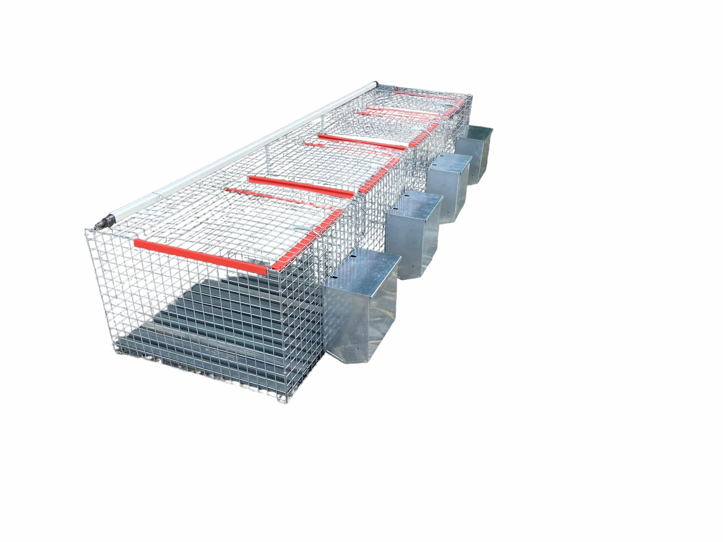 GABBIA PER CONIGLI FATTRICI 4 FORI CM 200X50X34H