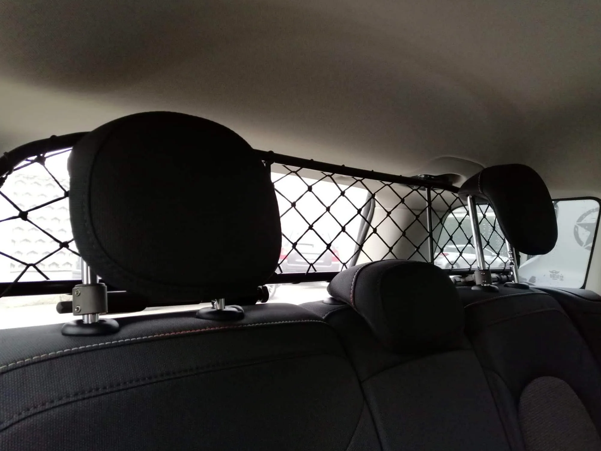 ERGOTECH Divisorio Griglia Rete Divisoria per Mini Countryman (dal 2016 in Poi) RDA65-HXXS16, per Trasporto Cani e Bagagli