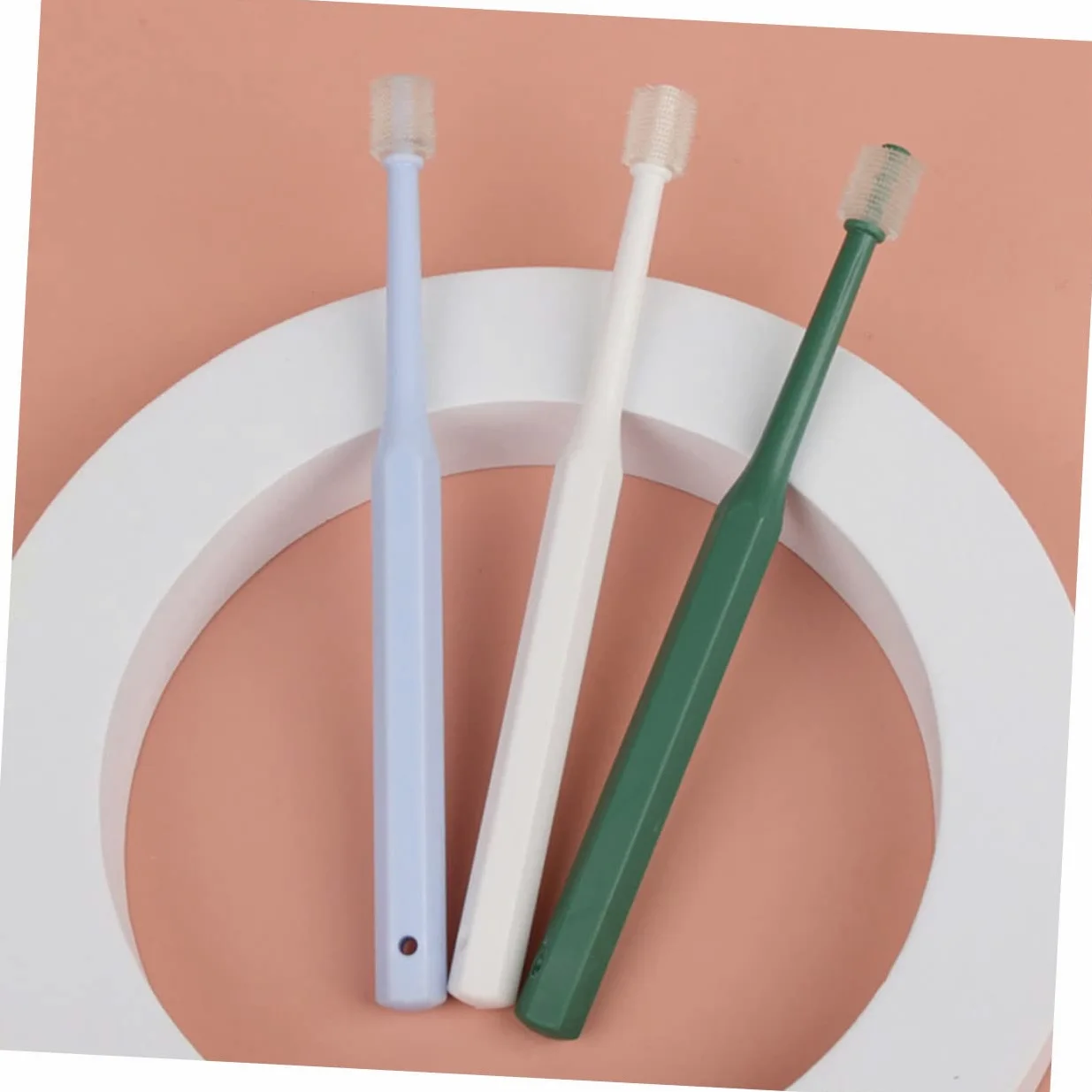 SUPVOX 3 Set Di Spazzolini Da Denti Per Cani Con Setole Morbide E Portatili Per Animali Domestici Pulizia Orale A 360 Gradi in Plastica Per Gatti E Cani 4 Pezzi*3
