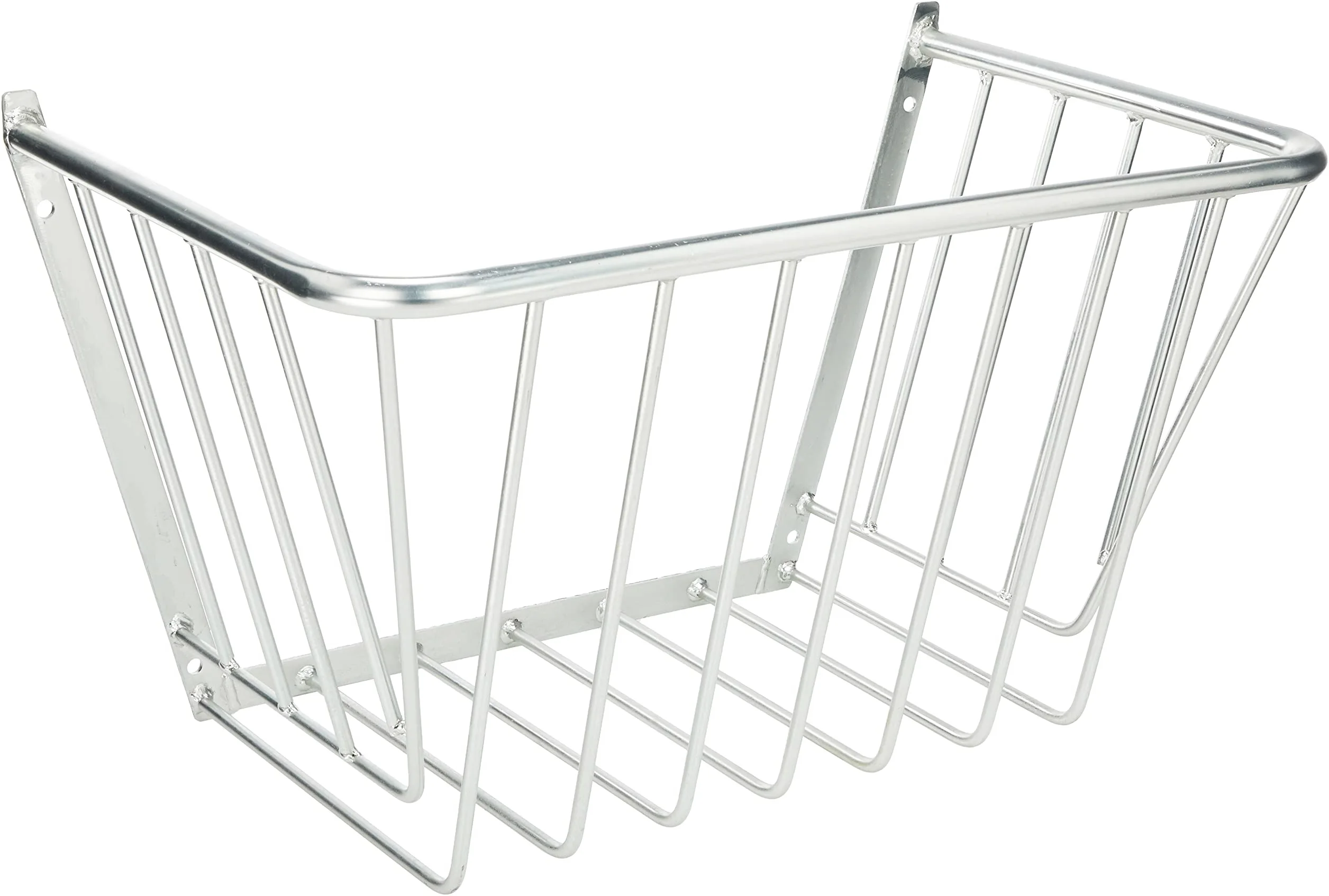Kerbl Mangiatoia per Fieno, per Montaggio a Parete, 75,3x47,5x46,5cm, Metallo zincato, 1 Posto pasto, Distanza tra Le Barre 85mm, Spessore delle Barre 10mm