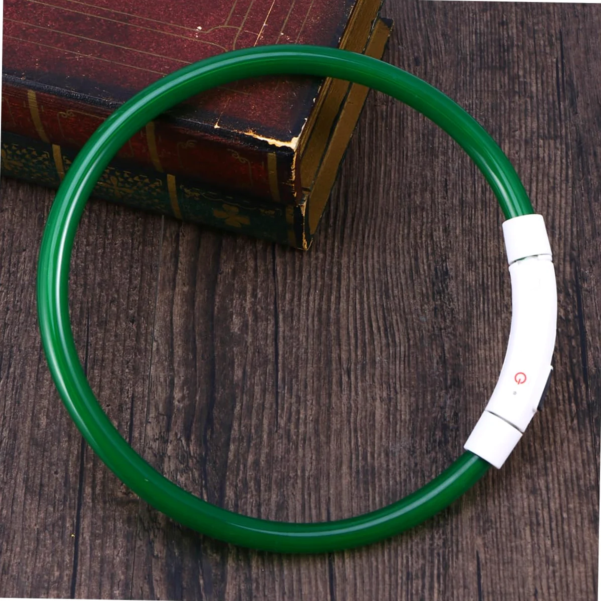 Housoutil 3pezzi Collare Led Ricaricabile Per Cani Con Luce Lampeggiante Usb Sicurezza Notturna Per Animali Domestici Modalità Di Illuminazione Verde Fluorescente