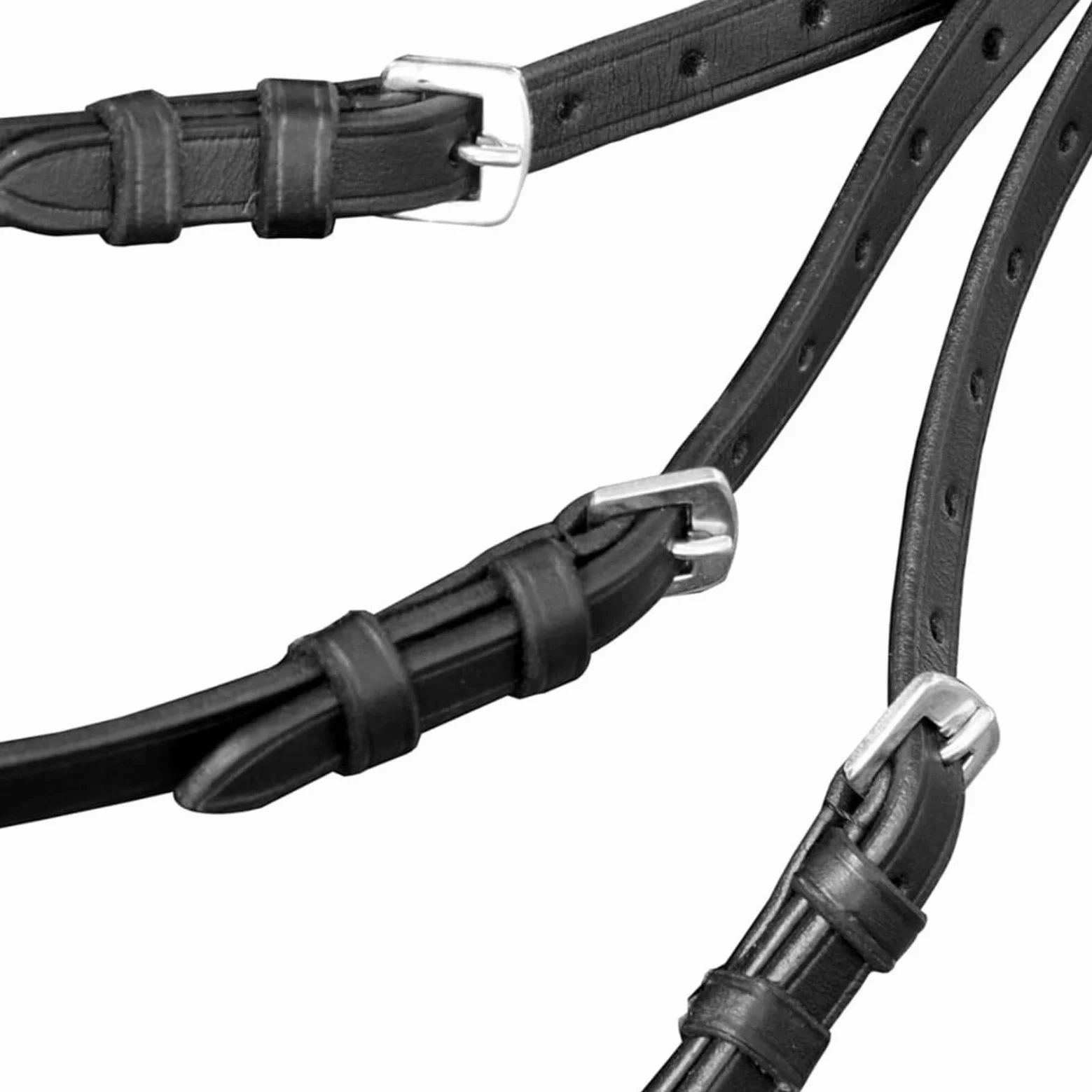 Briglie in Pelle con Redini e Morso Nero per Cavallo Full,Articoli Sportivi,Ricreazione all'aperto,Equitazione,Finimenti per Cavalli,Briglie-90897