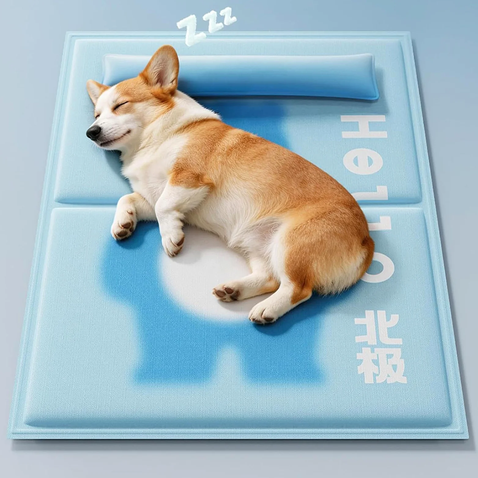 Generico Tappetino Rinfrescante Cani Impermeabile Con Cuscino Collo | Cuccia E Tappetino Rinfrescante Per Cani Adatto A Cuccioli Gatti Casa Campeggio Spiaggia Viaggio