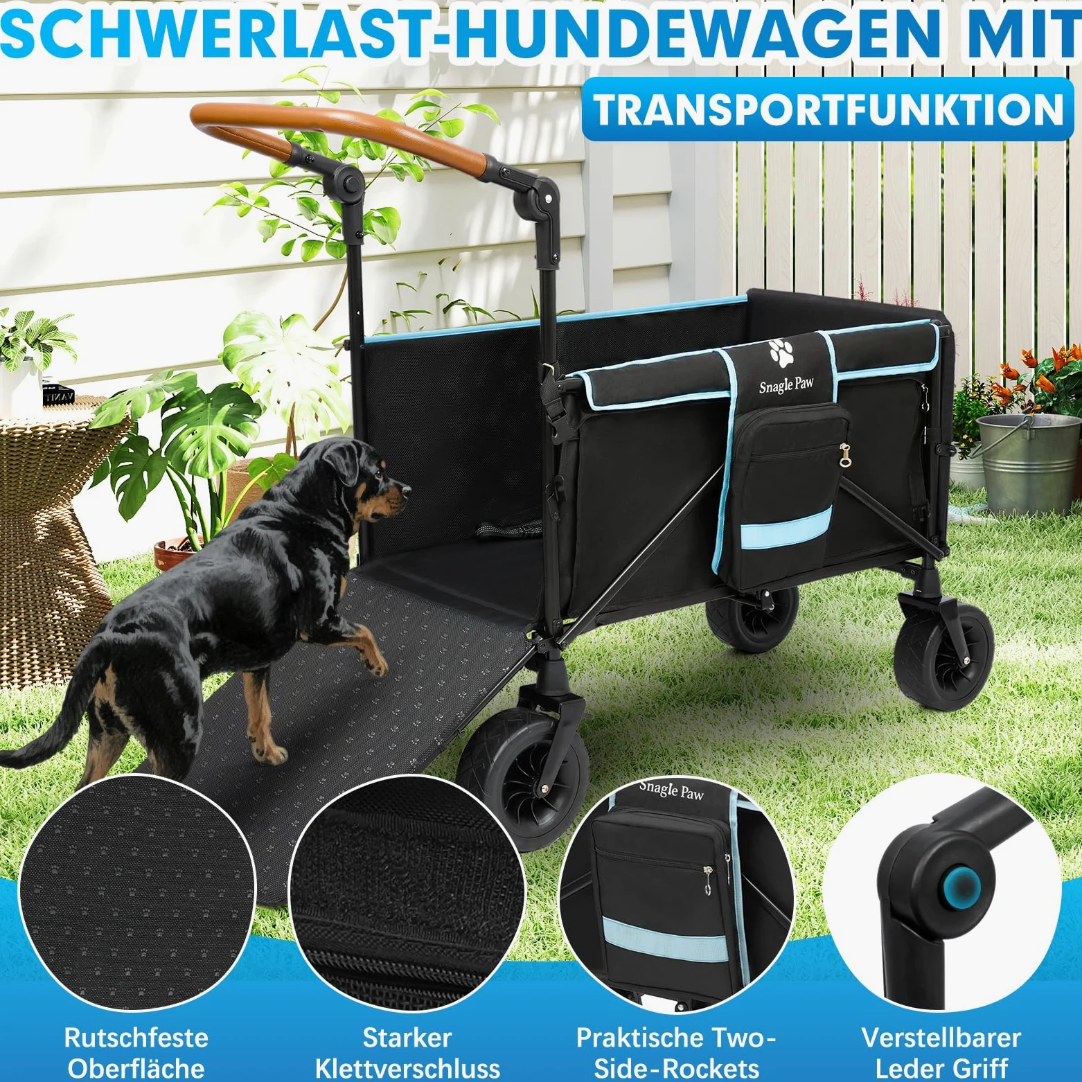 Snagle Paw Falter - Passeggino per cani grossolani