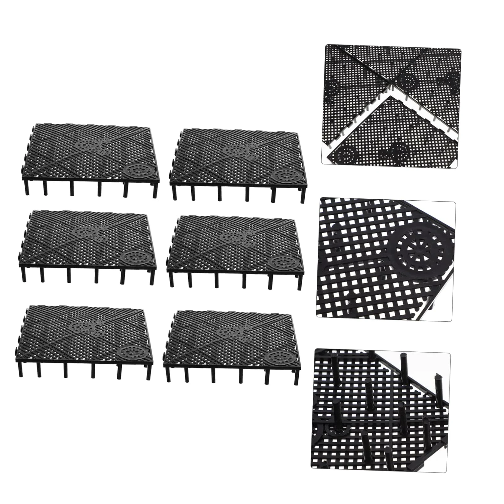 PRETYZOOM 18 Pollici Piastra Filtrante Inferiore del Serbatoio di Pesce Separatore per Acquari Vassoio Divisorio per Acquari Pannello Isolante per Acquario Pallet Ghiaia Griglia Plastica