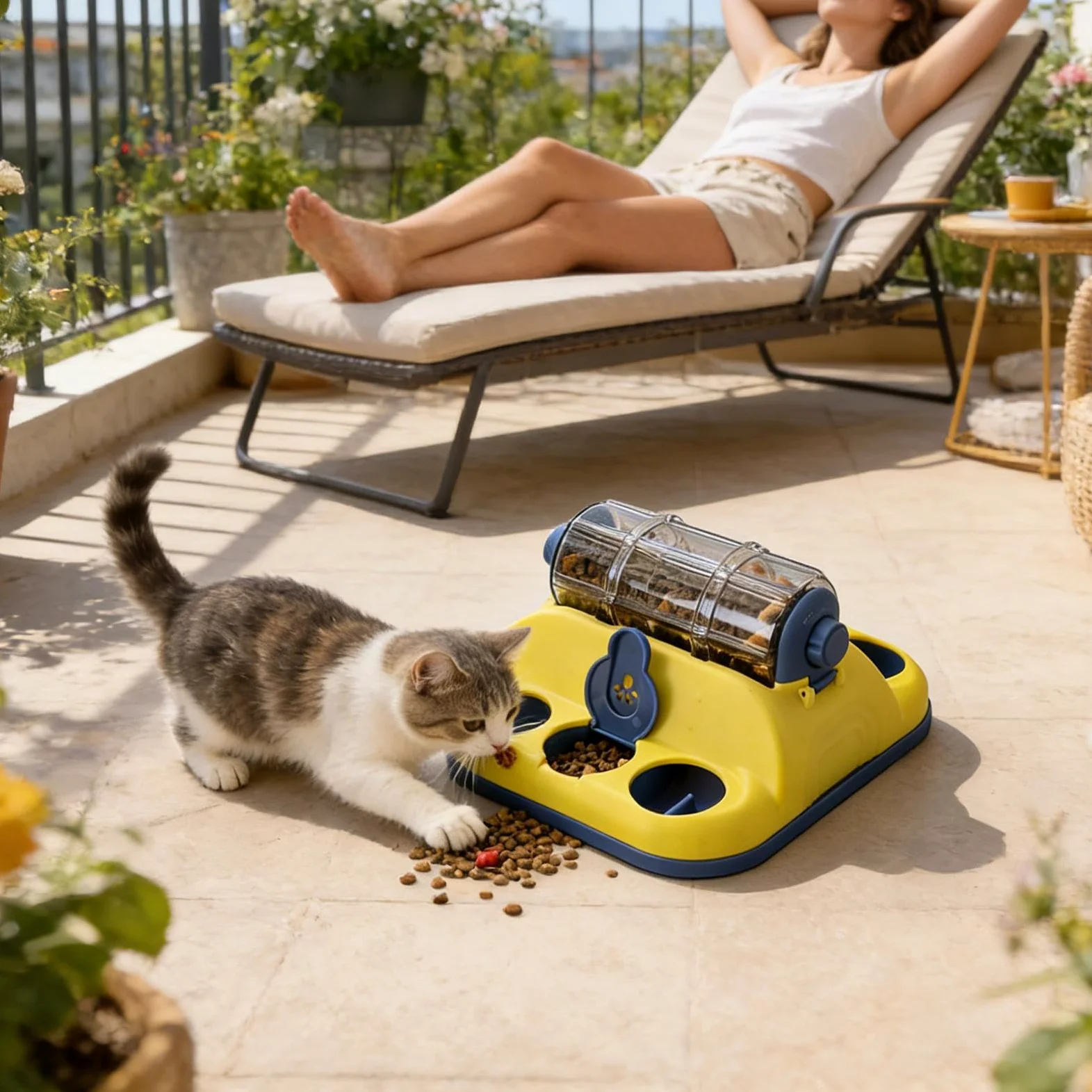 Puzzle per Cani Giochi Mentali Divertenti A | Giocattoli Interattivi Per Cani Con Dispensatore Di Cibo Per Stimolazione Mentale e Addestramento per Cuccioli Gatti e