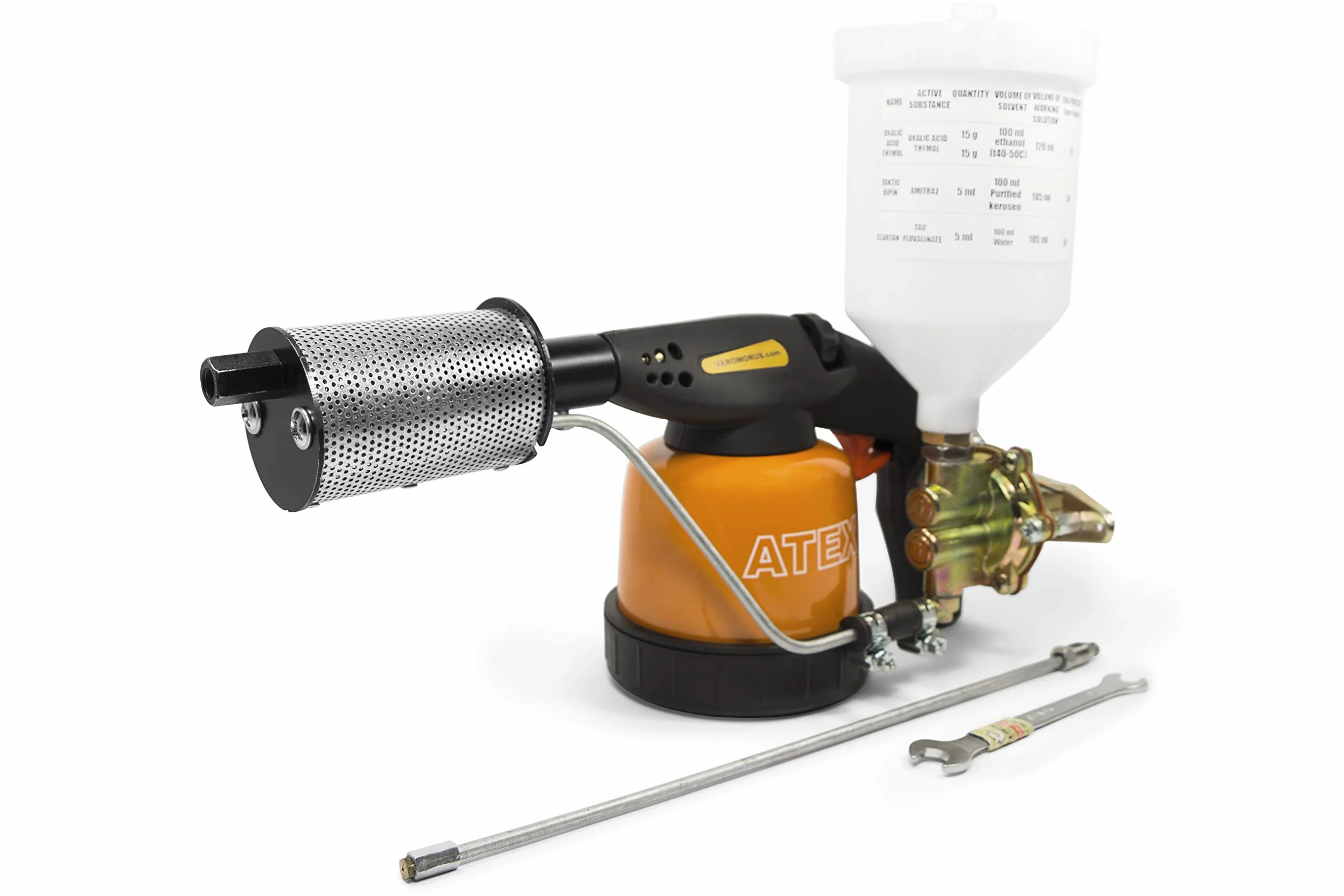Varomorus Varomor fumo Fogger vaporizzatore Evaporatore trattamento Bee Varroa acari ricambio