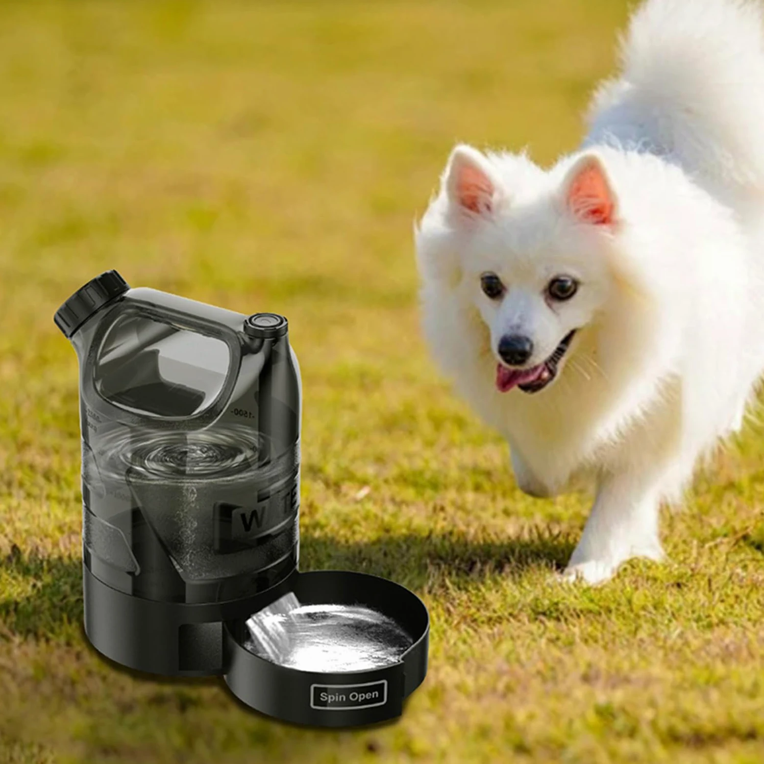 Borraccia Portatile per Cani e Cuccioli,Dispenser Da Bere Per Animali Domestici Da Campeggio | Bottiglia D'acqua Per Cane Grande Capienza Per Viaggi, Escursioni, Spiaggia, Attività All'aperto