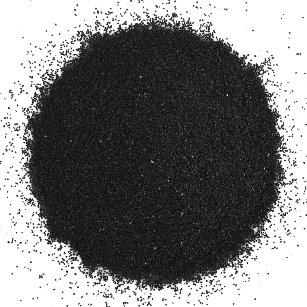 Sabbia per acquario, 10 kg, nero, 0,2-2 mm