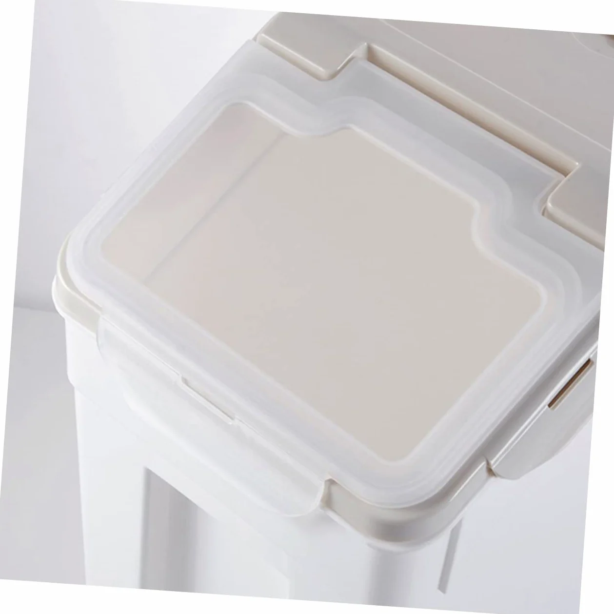 ibasenice 1pezzi Contenitore Per Per Animali Domestici Secchio Sigillante Realizzato in Plastica Pp Di Struttura Resistente e Salutare Per Alimenti Secchi Ecc Garantisce Conservazione Lunga