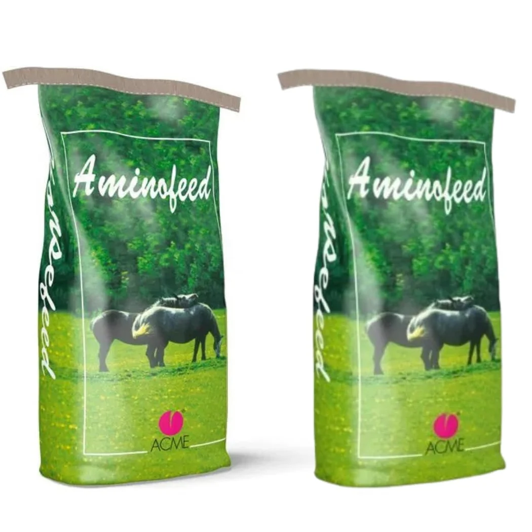 Acme Aminofeed, Mangime per Cavalli, 2 Sacchi da 20 kg, per Fattrici, Puledri e Cavalli Sportivi