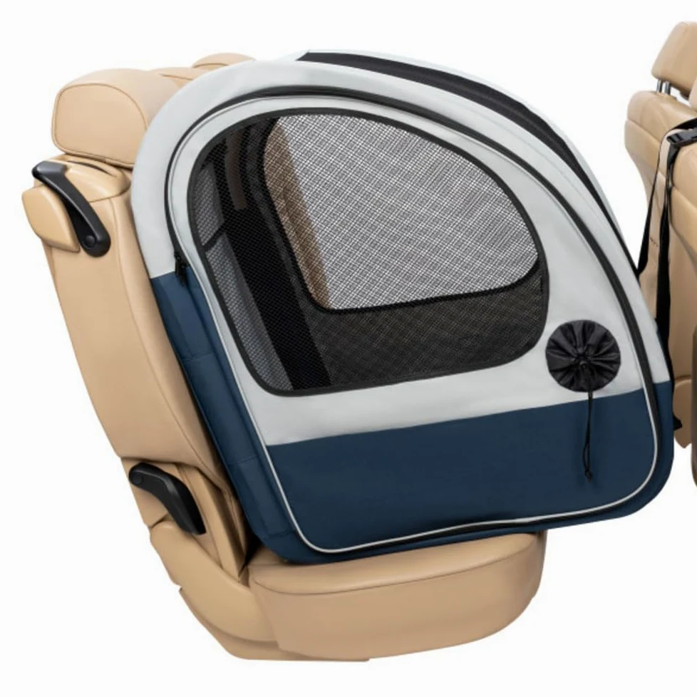 PetSafe Happy Ride - Trasportino da Viaggio Pieghevole con Struttura in Alluminio, Finestre in Rete, Tasche Portaoggetti e Accesso per Cintura di Sicurezza