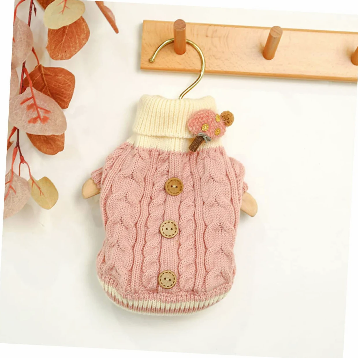 BESPORTBLE 5pezzi Maglione per Cani e Gatti Abbigliamento Caldo per Autunno e Inverno Maglione Carino con Disegni Cartoon Comfort e Stile per Tuo Animale Domestico