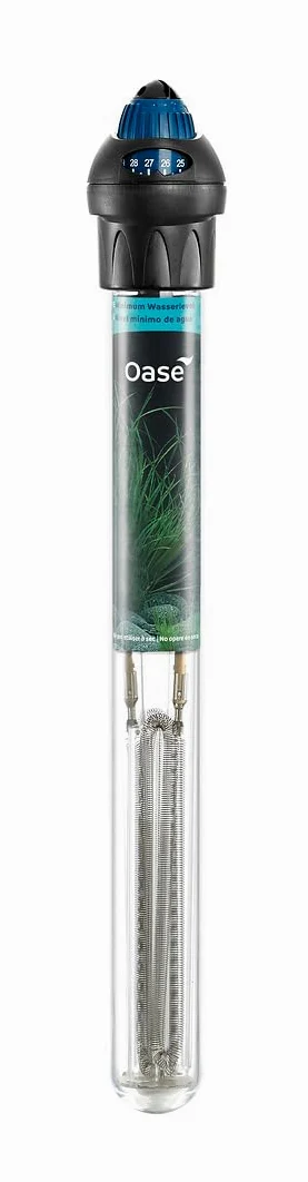 Oase HeatUp 100 - Riscaldatore per Acquario, riscaldatore per acquari d'Acqua Dolce e Marina con termometro, 100 W