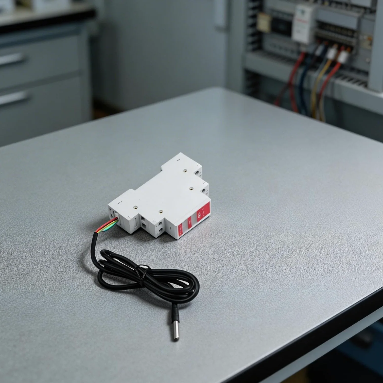 Termostato digitale, guida DIN, regolatore di temperatura intelligente WiFi con sonda, per telecomando app tuya, allarme programmabile per casa serra acquario