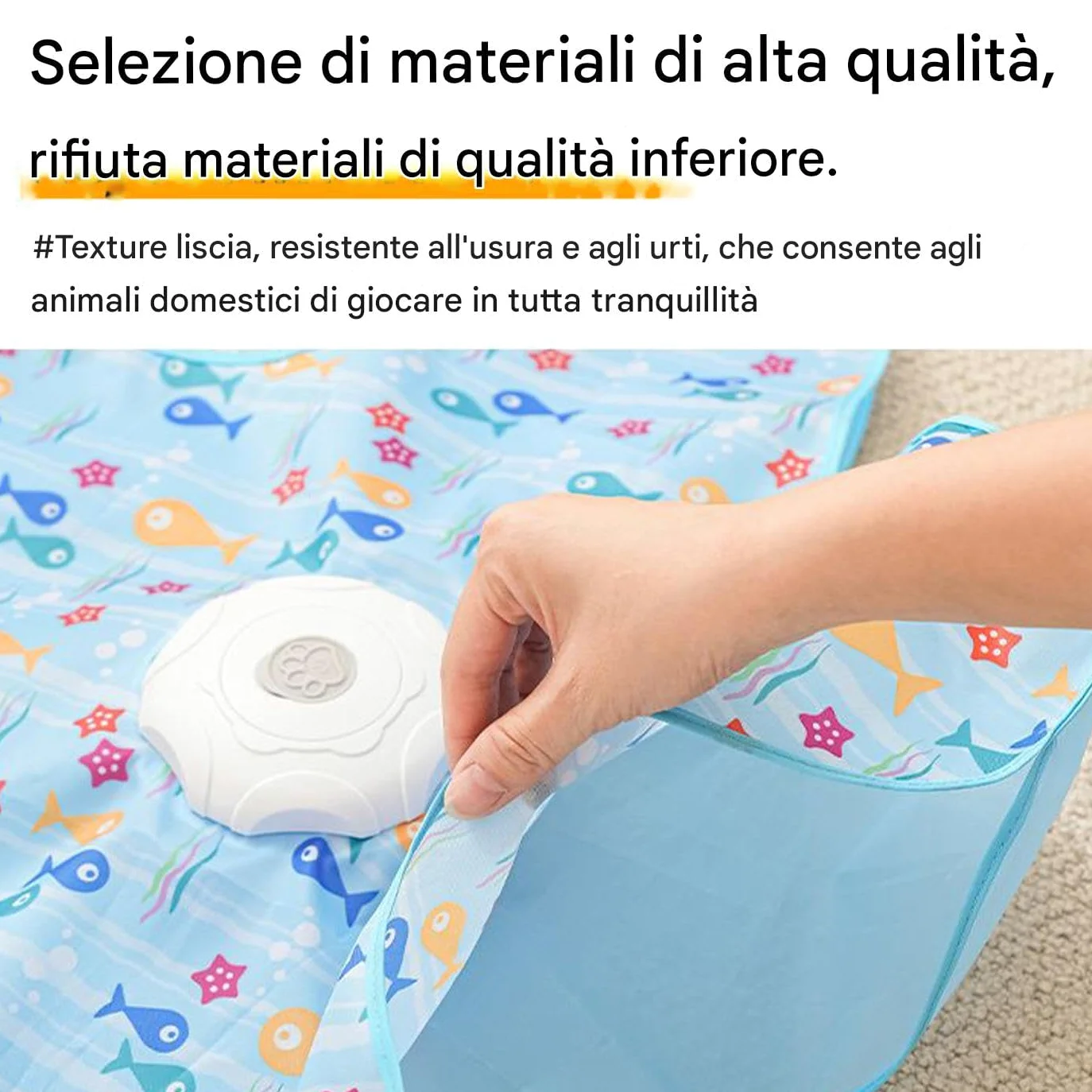 Generico Giocattolo Interattivo Per Gatti, Giocattolo Stimolante A Forma Di Stella Con Tre Impostazioni Di Velocità, Tessuto Oxford E Resistente Ai Morsi, Gioco Di Addestramento Arricchente