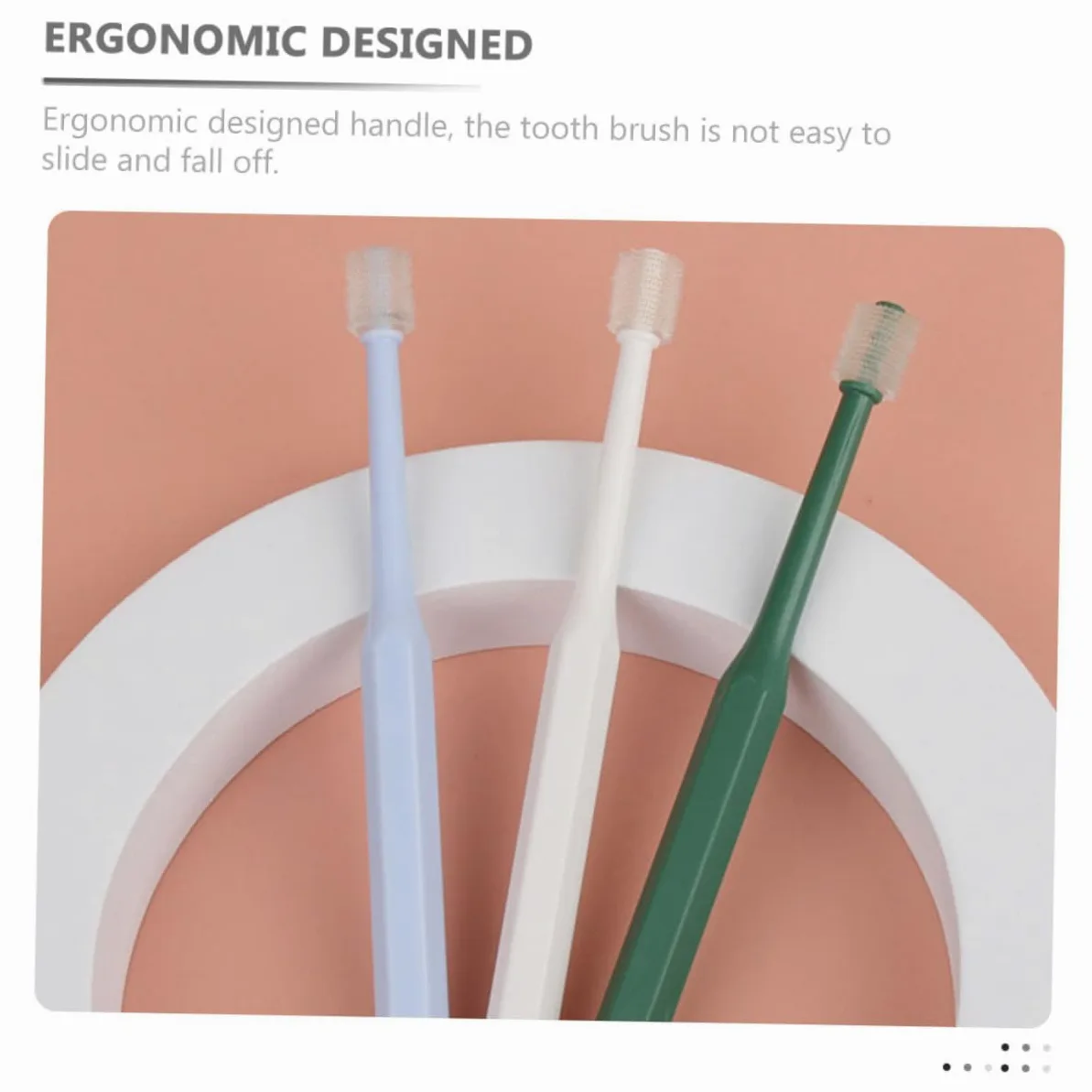 YARNOW 2 Set Di Spazzolino Da Denti A Doppia Faccia Spazzolino Da Denti Per Animali Domestici Per Gattini E Cuccioli Design Portatile E Confortevole 4 Pezzi * 2
