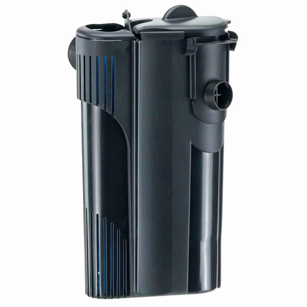 Hydor Acquario 40 Litri in Vetro per Pesci Tropicali o d'Acqua Dolce, Include: Lampada LED, Filtro Interno a 2 stadi per acqua cristallina, Riscaldatore, 52 x 27 x h 36 cm. Nero