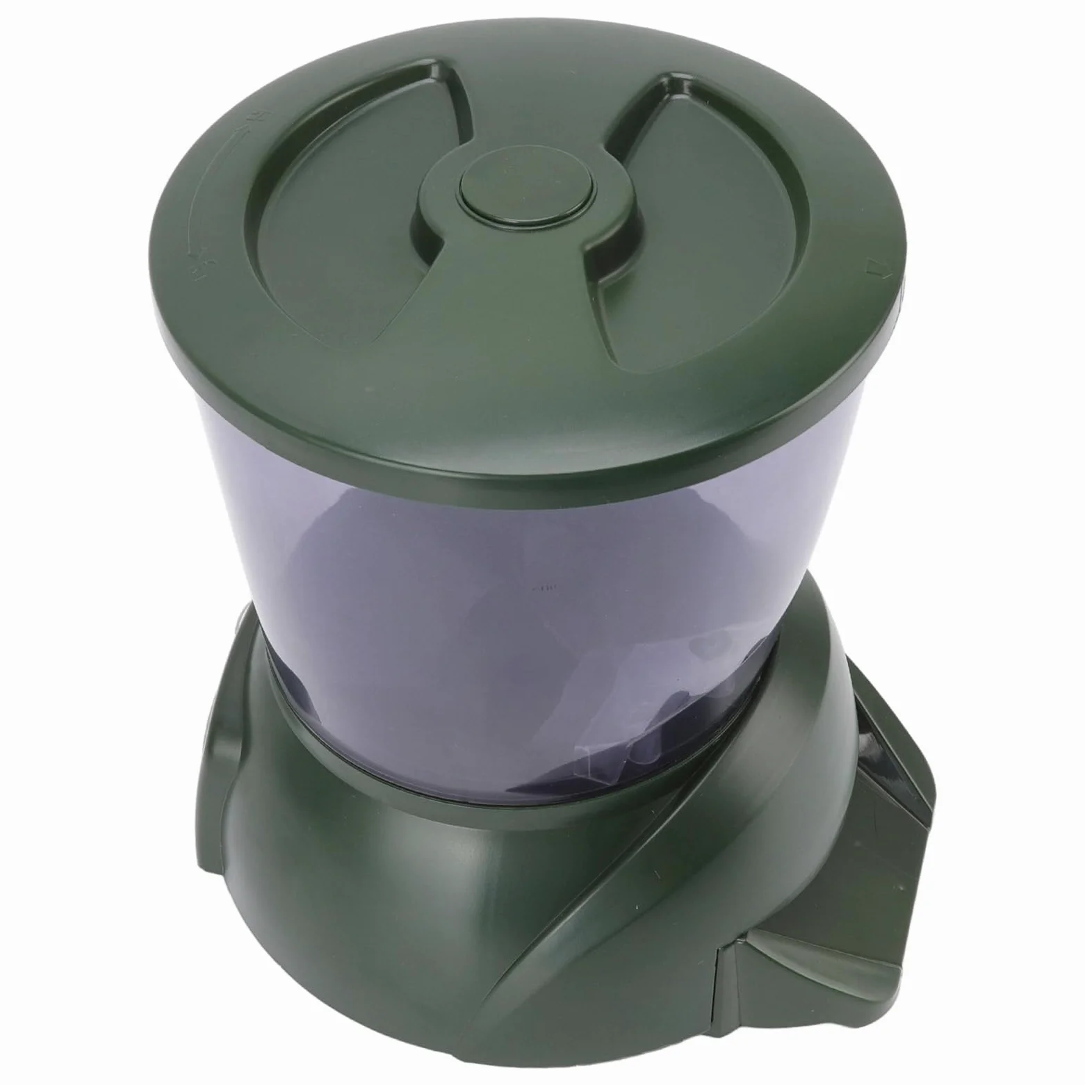 Display LCD Alimentatore Automatico con Timer per Mangime per Pesci Dispenser Alimentato a Batteria da 4,25 Litri per Laghetto di Piccole Dimensioni 1-4 Pasti Al Giorno 99 Giorni per gli