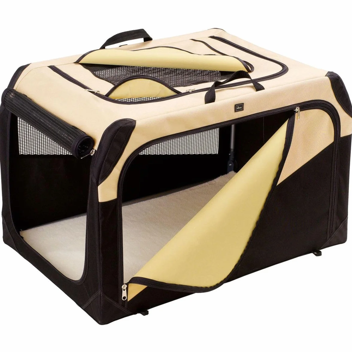 HUNTER Box transportino per Cani Gr. Lbeige/Nero