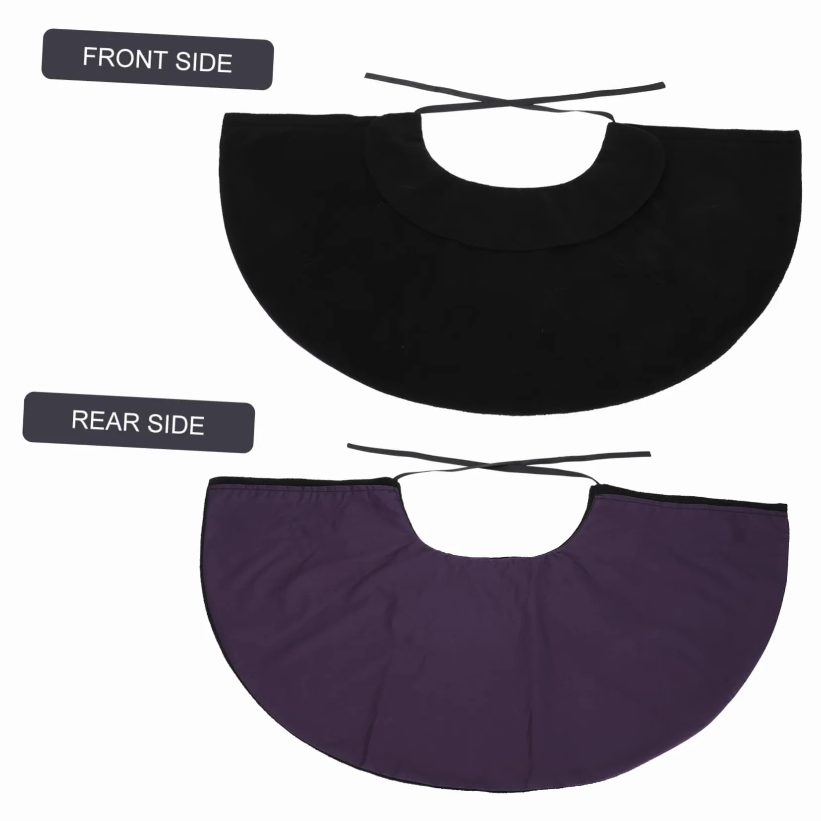 INOOMP 3pezzi Cloak Per Cani e Gatti Neri Per Halloween Leggero e Facile Da Indossare Costume Festivo Per Animali Domestici Decorazione Per Feste e Eventi