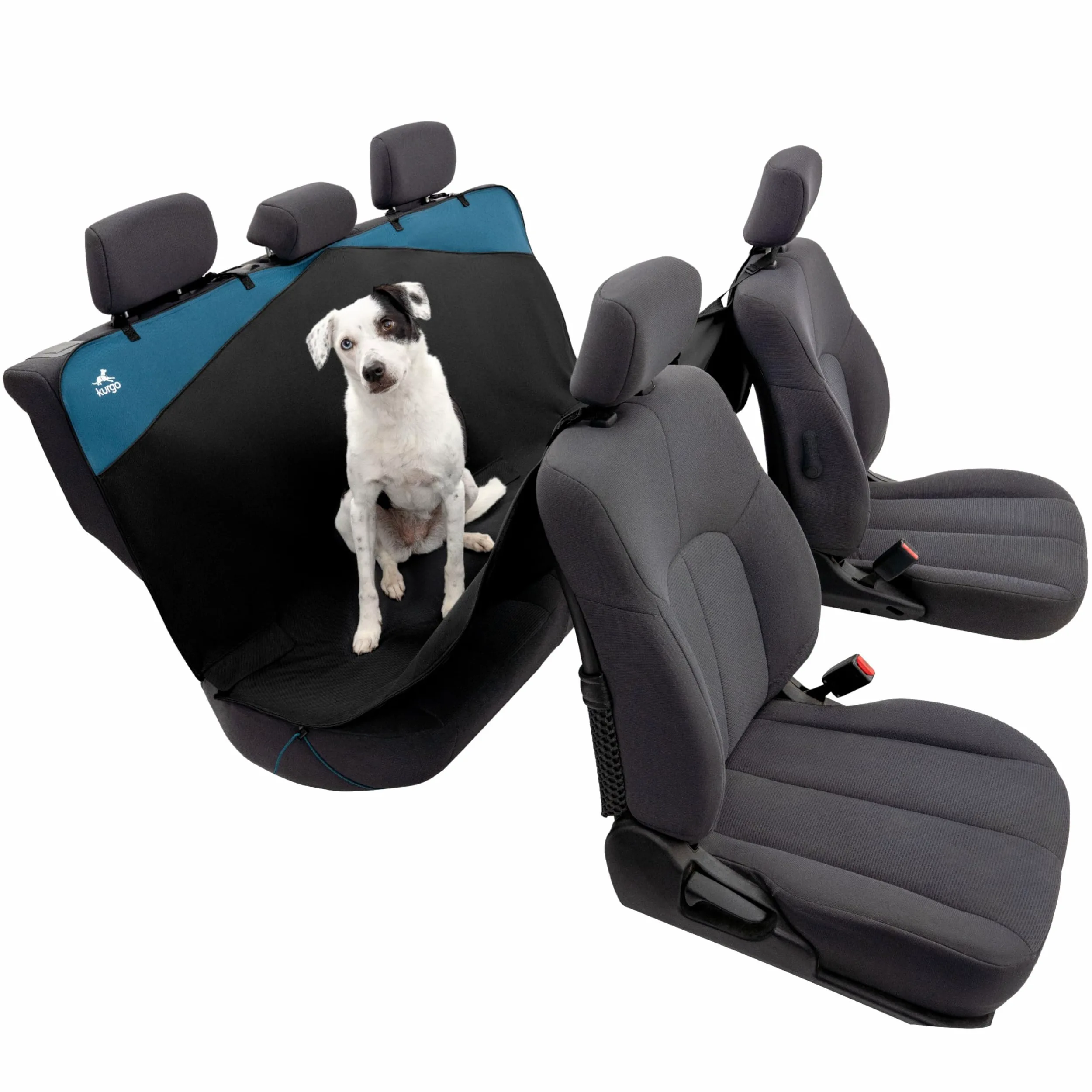 Kurgo Amaca per Animali Wander - coprisedile per Auto o Camion - coprisedile - Impermeabile - AntiGraffio - Nero, 160cm