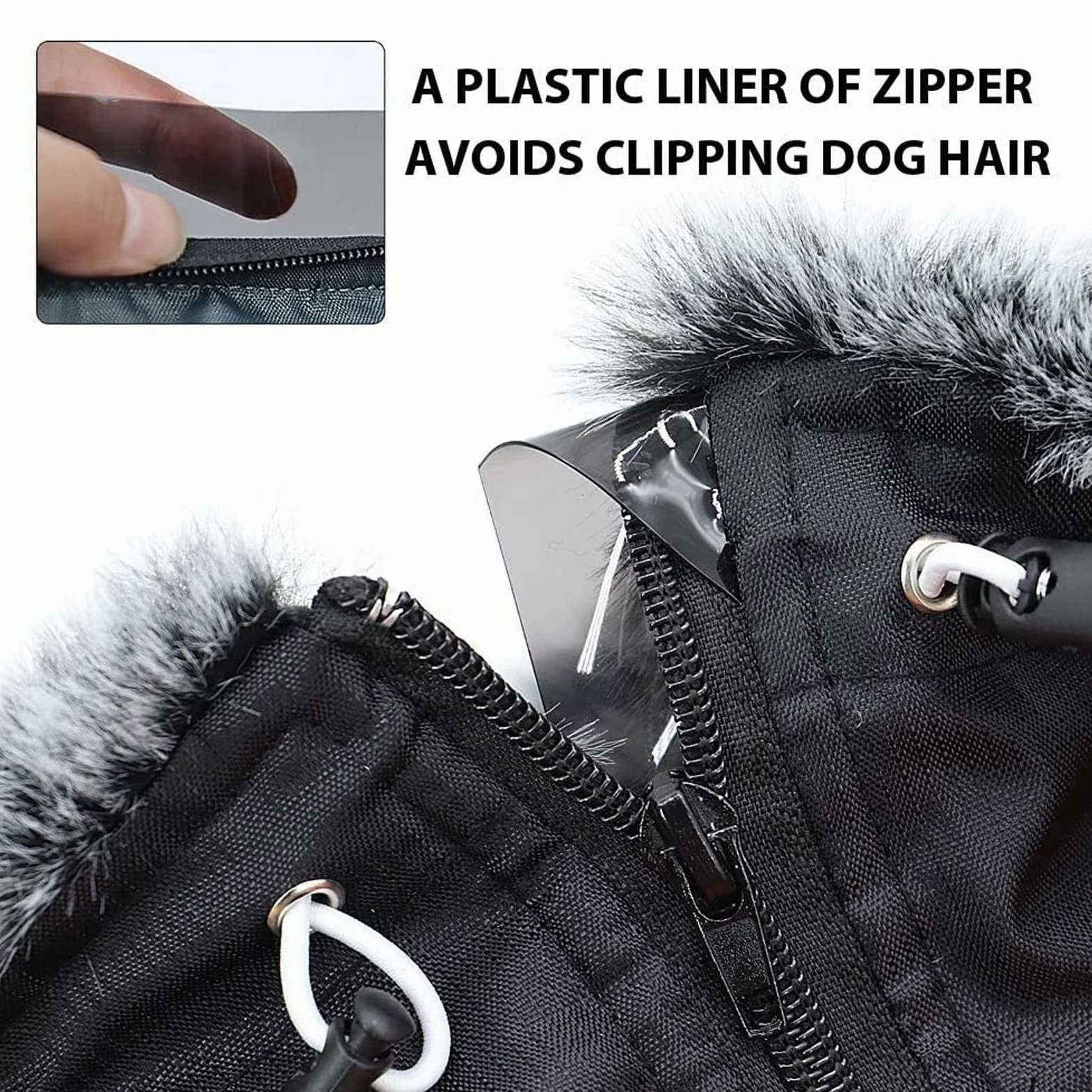 PETCUTE Cappotto Cane Invernale, Cappotto per Cani Impermeabile con Imbracatura,Giacca Invernale Calda con Strisce Riflettenti,Giacca Antivento per Cani di Piccola Taglia Grande Media,5XL