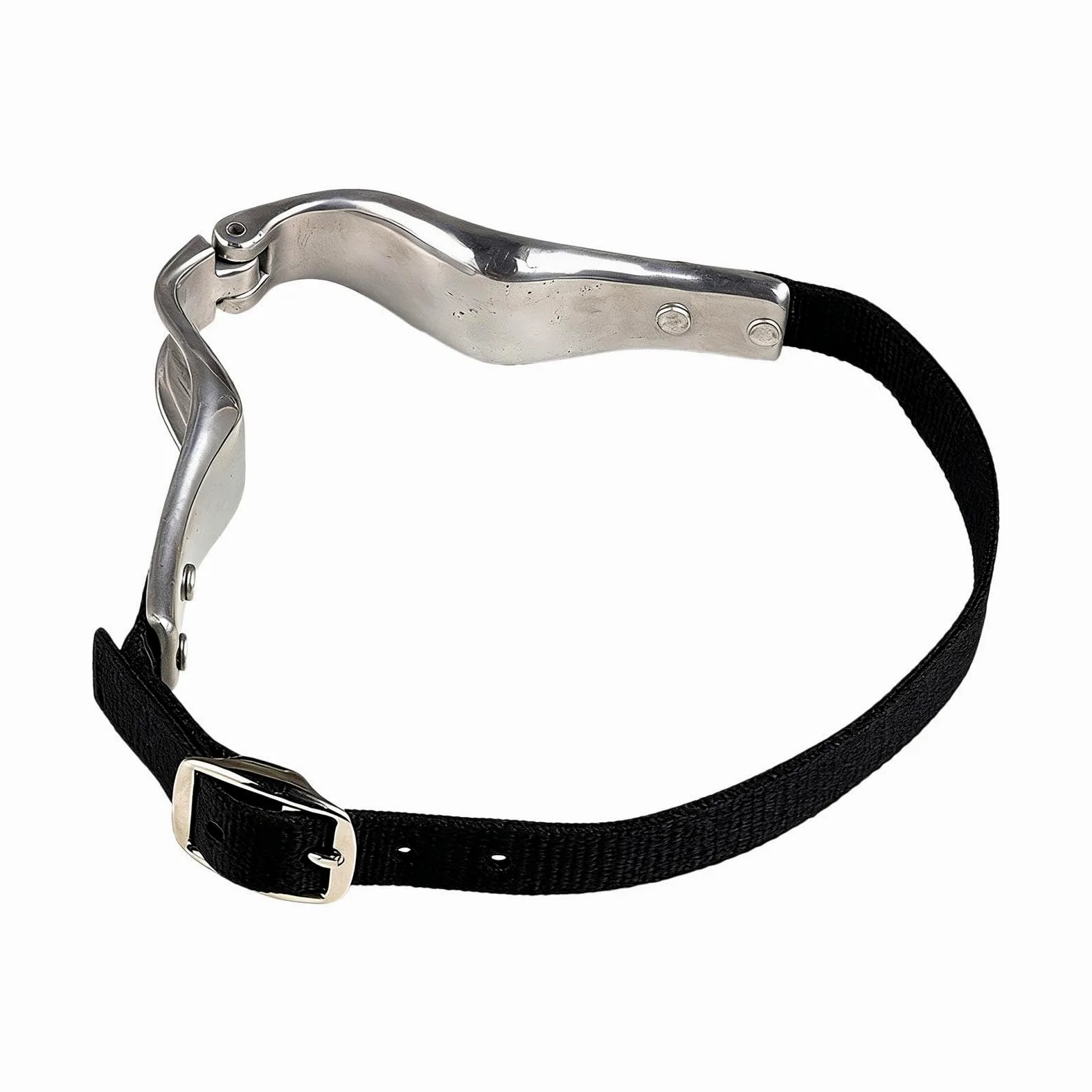 Collare per cavalli, dispositivo anti cribbing, clip di protezione per il collo, design comodo e sicuro, accessorio robusto e stabile per carrozze all'aperto, lavabiancheria da fienile pascolo