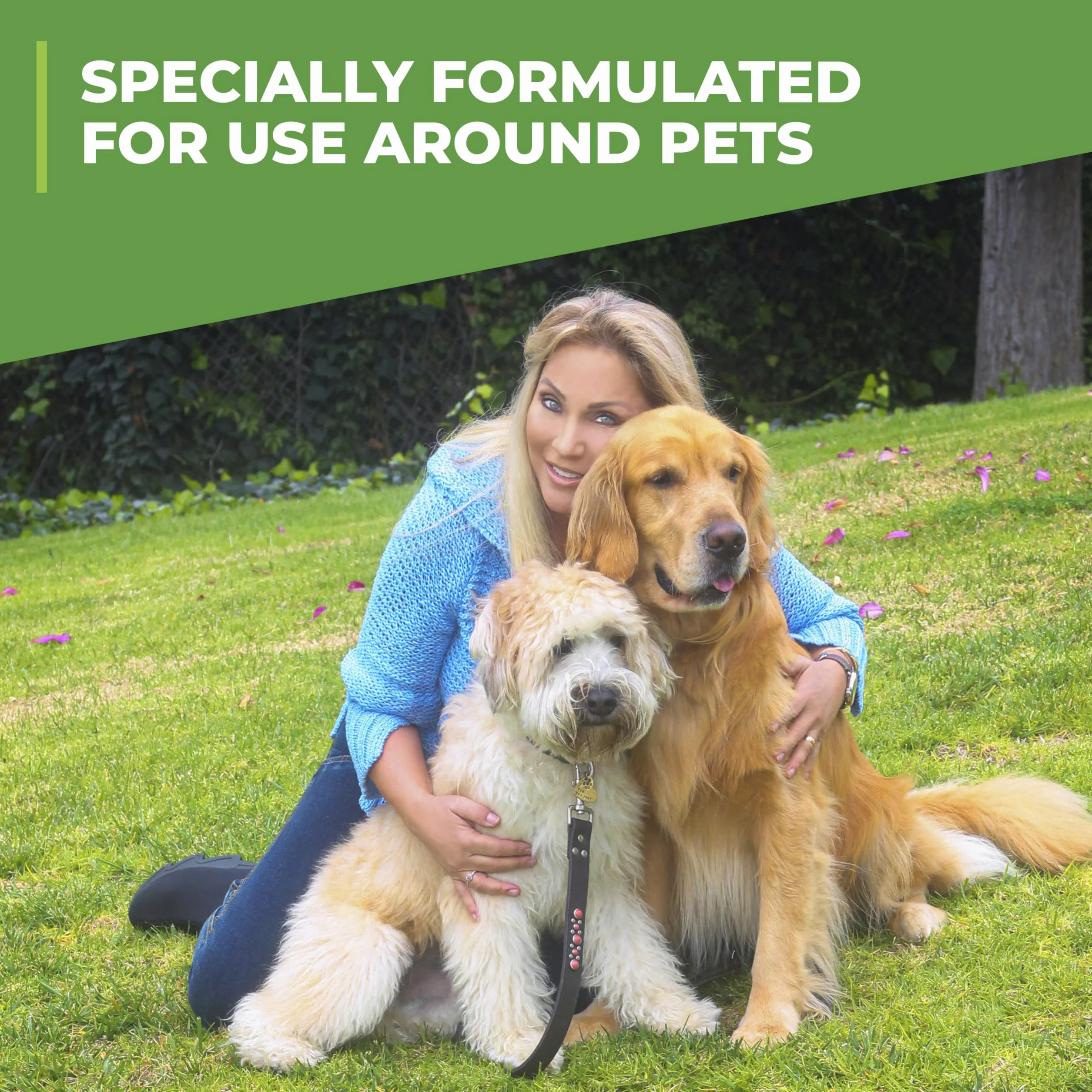 Simple Green - Elimina odori per animali domestici per esterni, ideale per erba artificiale e cortile (flacone spray da 1 litro e una ricarica da 3,8 litri)