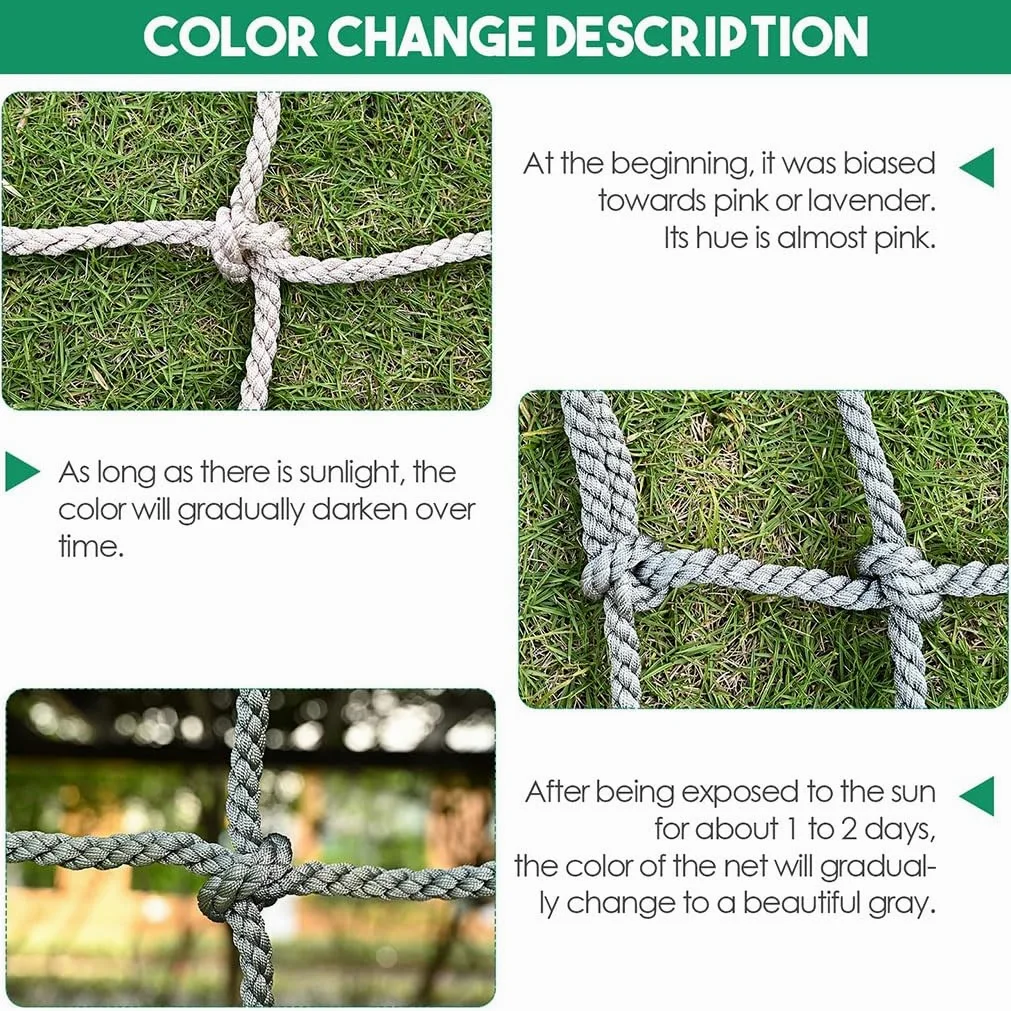 Rete da arrampicata resistente, 3 pezzi, per bambini e adulti, set di altalene per esterni durevole, accessorio per giocare in giardino, avventure, fitness e divertimento
