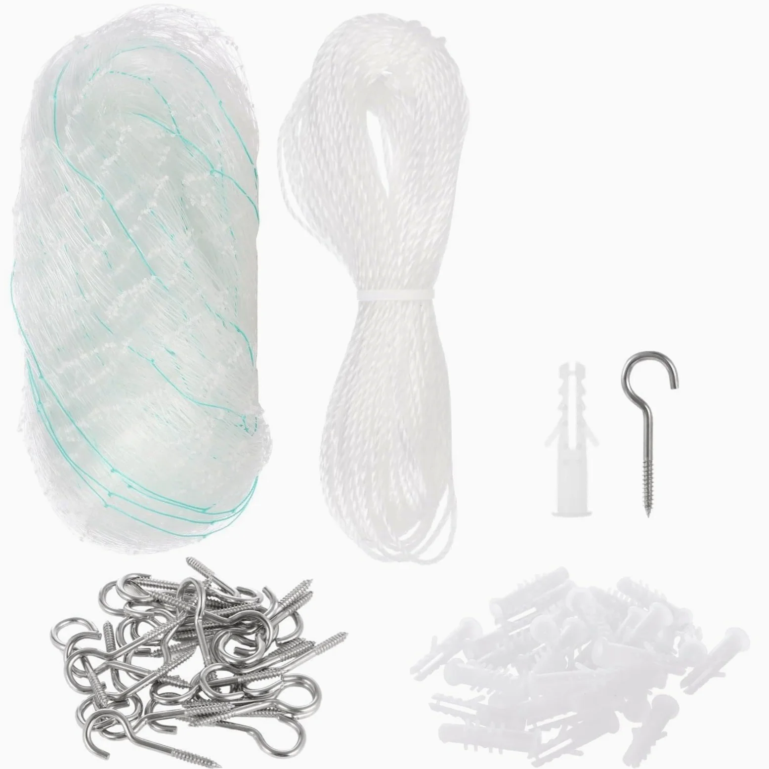 Rete di sicurezza per animali domestici, in nylon, per balcone, gatti e uccelli, per giardino, finestra, scale, 3 x 6 m