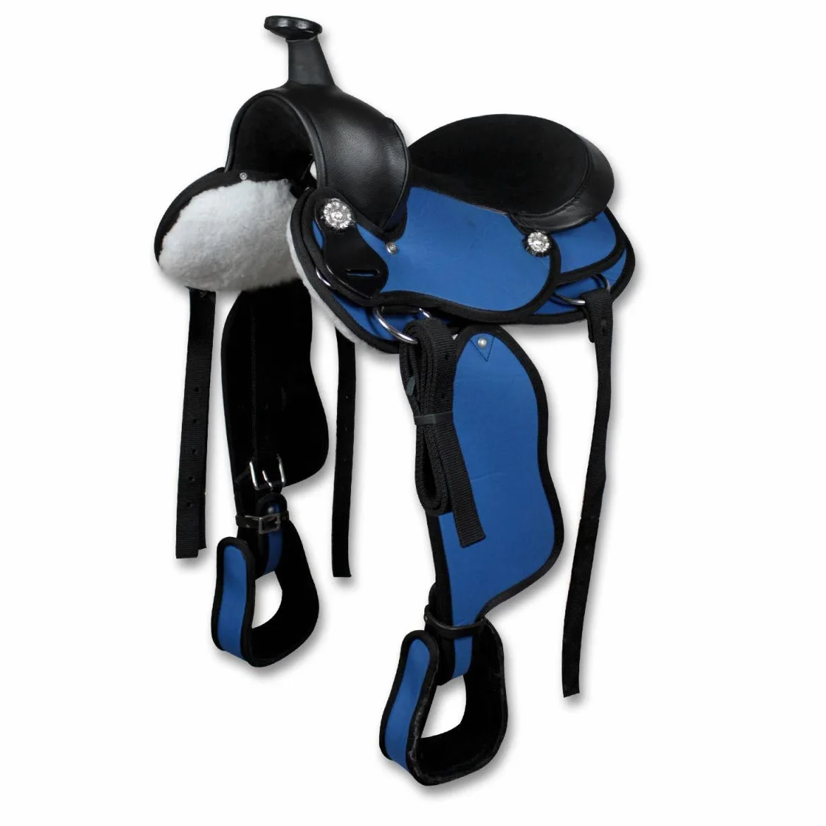 Silver Star Sella Pony Sintetica 12" Royal Blu 12” = 30,5 cm