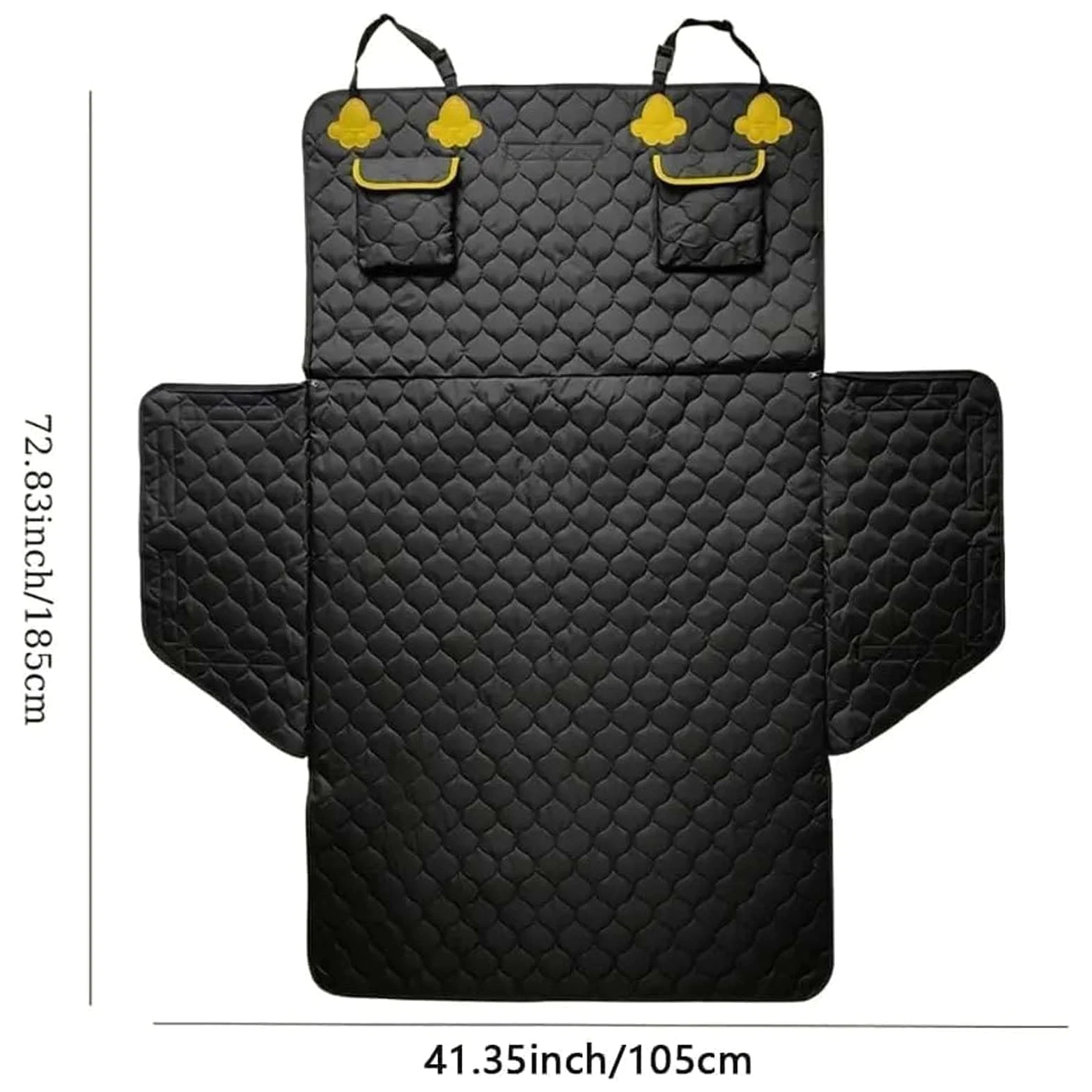 Telo Bagagliaio Auto per Cani per Mini 2Doors/Cooper/Cooper S/Cooper SE, Fodere Sedili per Cani per Veicoli Antistrappo e Impermeabile con Protezione Laterale
