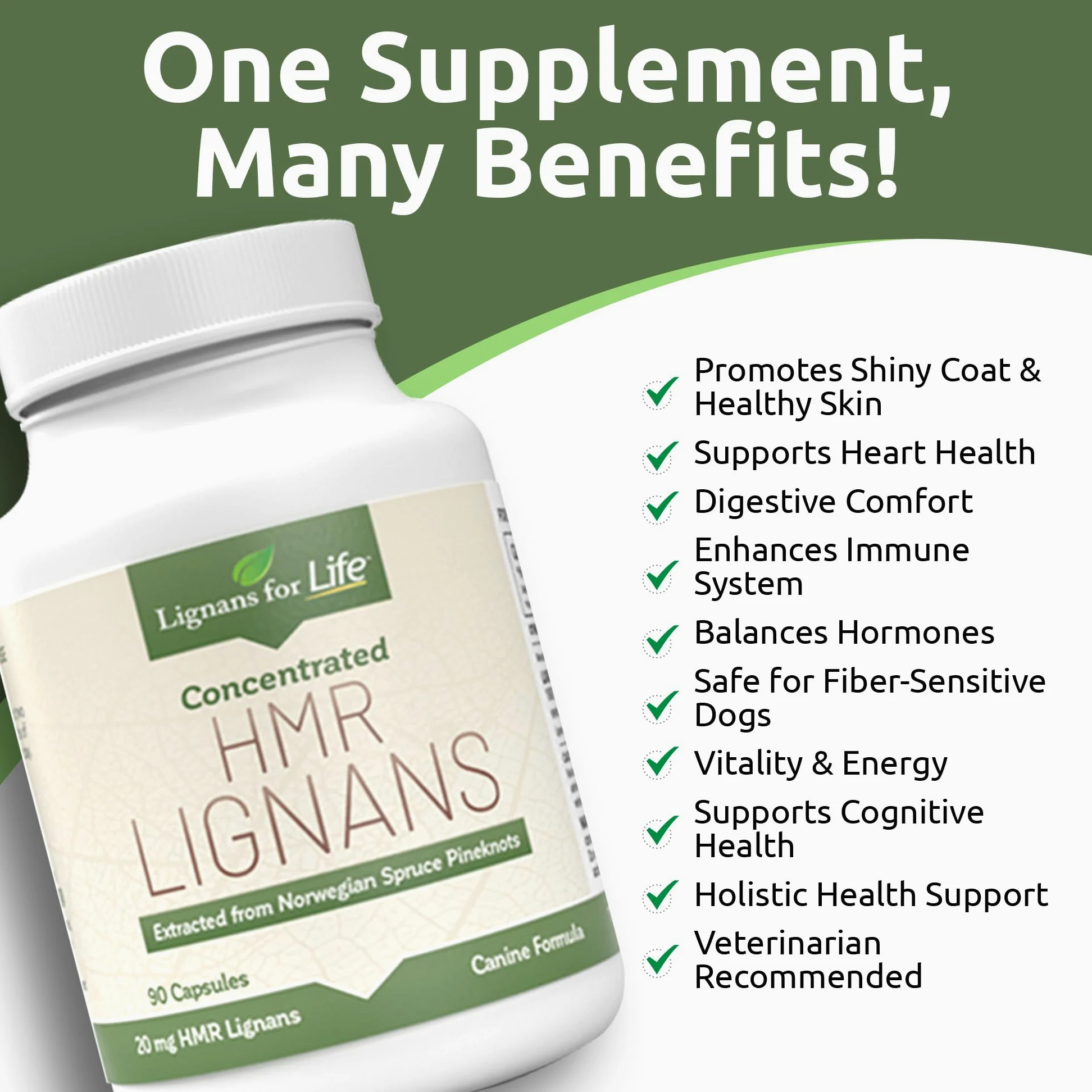 HMR Lignan 20 Mg 90 Ct Bottiglia