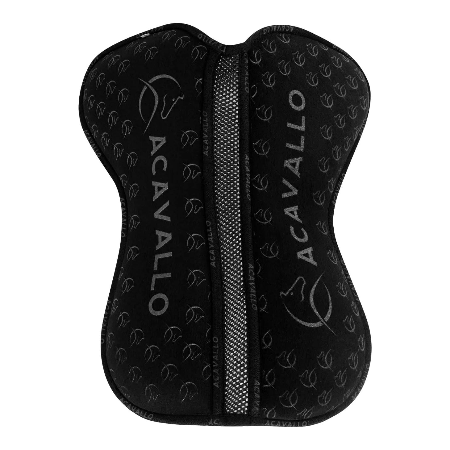 Acavallo SALVAGARRESE Close Contact & Memory Foam Mezzo Pad Grip System in Silicone Nero L