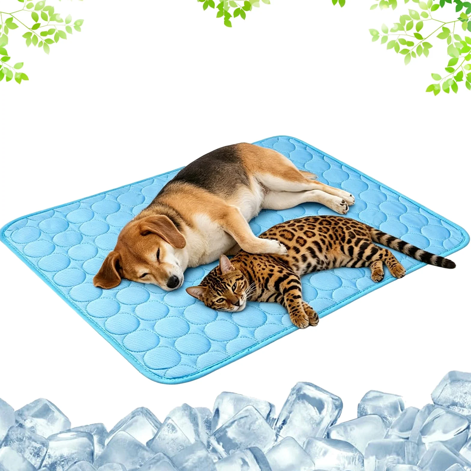 Coolnap Tappetino Per Cani Rinfrescante Auto-Raffreddante Estivo (2XL:150 * 100)