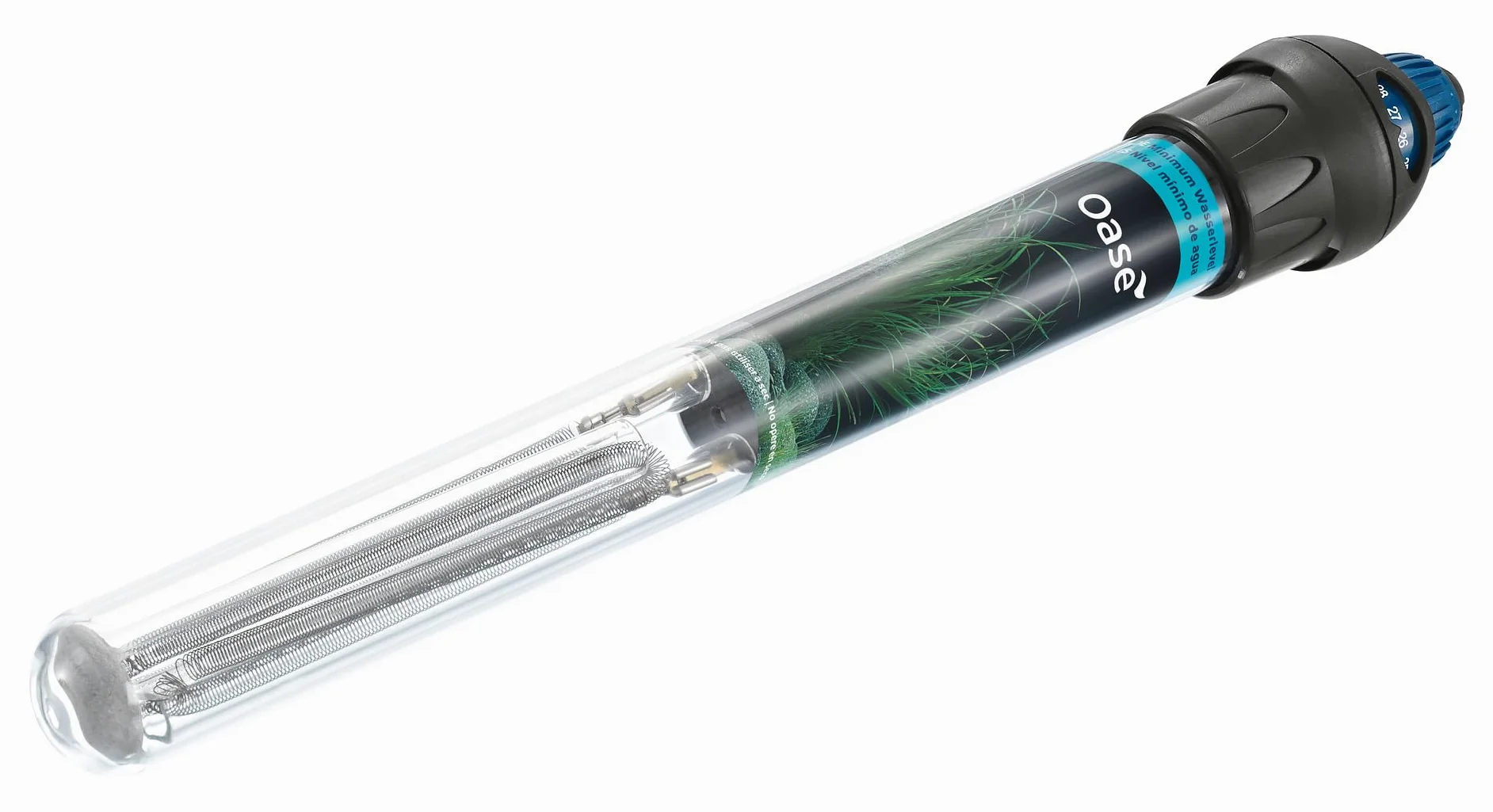 Oase HeatUp 100 - Riscaldatore per Acquario, riscaldatore per acquari d'Acqua Dolce e Marina con termometro, 100 W