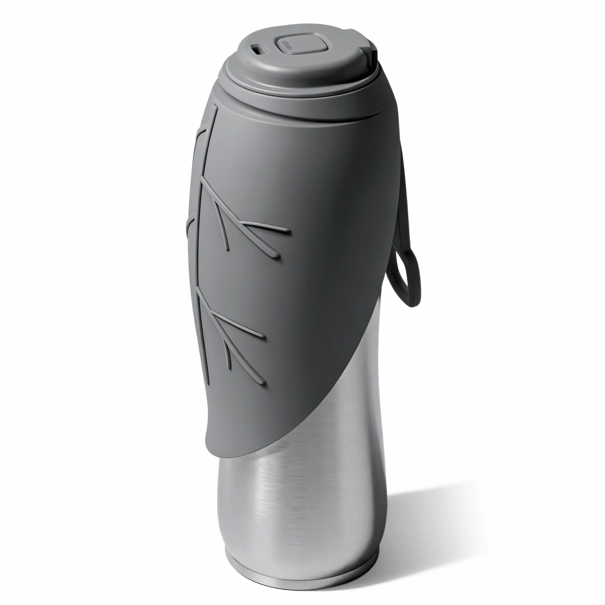 Borraccia Termica per Cani, 750 ml, Doppia Parete, per Passeggiate | 12 h caliente & 24 h frío, Cuenco plegable de silicona, Antifugas, Acero inox 304, Sin BPA, Para perros de todos los tamaños