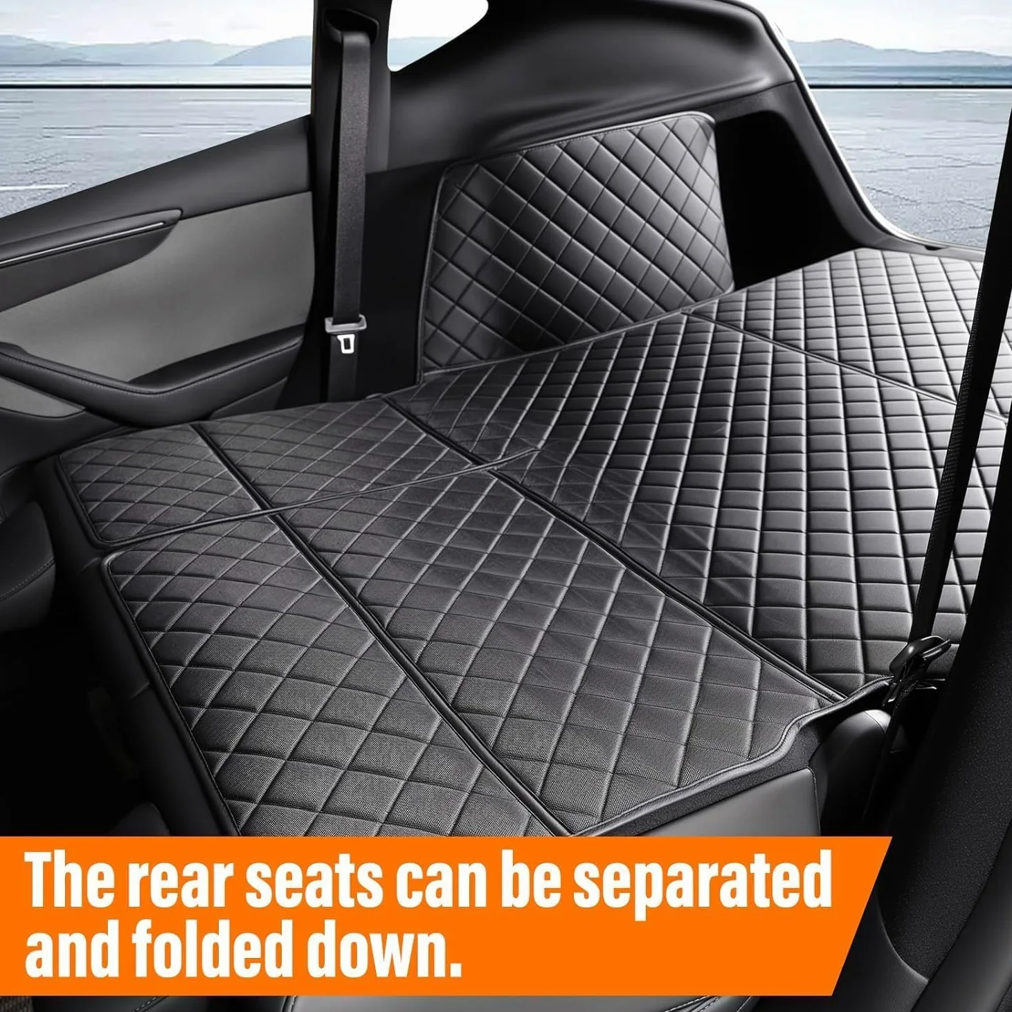 topfit Tappetini per bagagliaio per Tesla Model Y Juniper Nuovo Model Y Rivestimento vano bagagli Coprisedili impermeabili Tappetini protettivi per Tesla Model Y Accessori 2025-2026