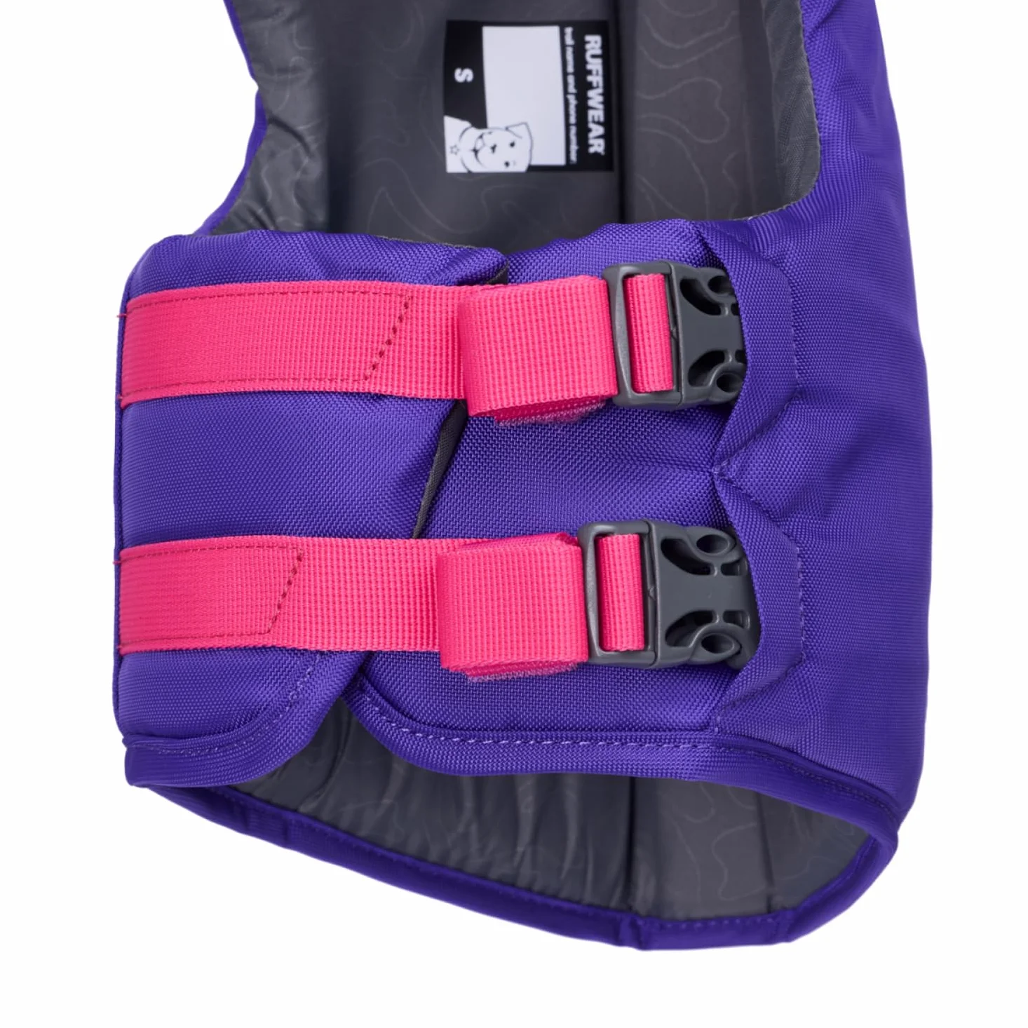 Ruffwear Float Coat Dispositivo di Galleggiamento per cani per Nuoto, Canottaggio e Sport Acquatici Sicuri, XX-Small - Purple Lily