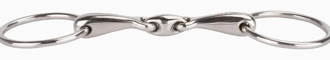 Equinate Pozione d'acqua in acciaio inox, 16 mm, doppia rottura, dentatura anatomica amichevole con azione delicata, incisione laser
