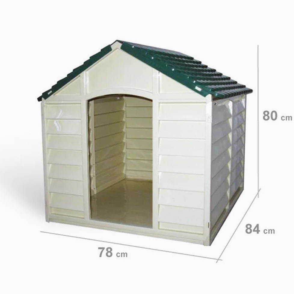 CUCCIA PER CANI IN RESINA MAXI PLASTICA PER TAGLIA MEDIA GRANDE 78X84X85 CM