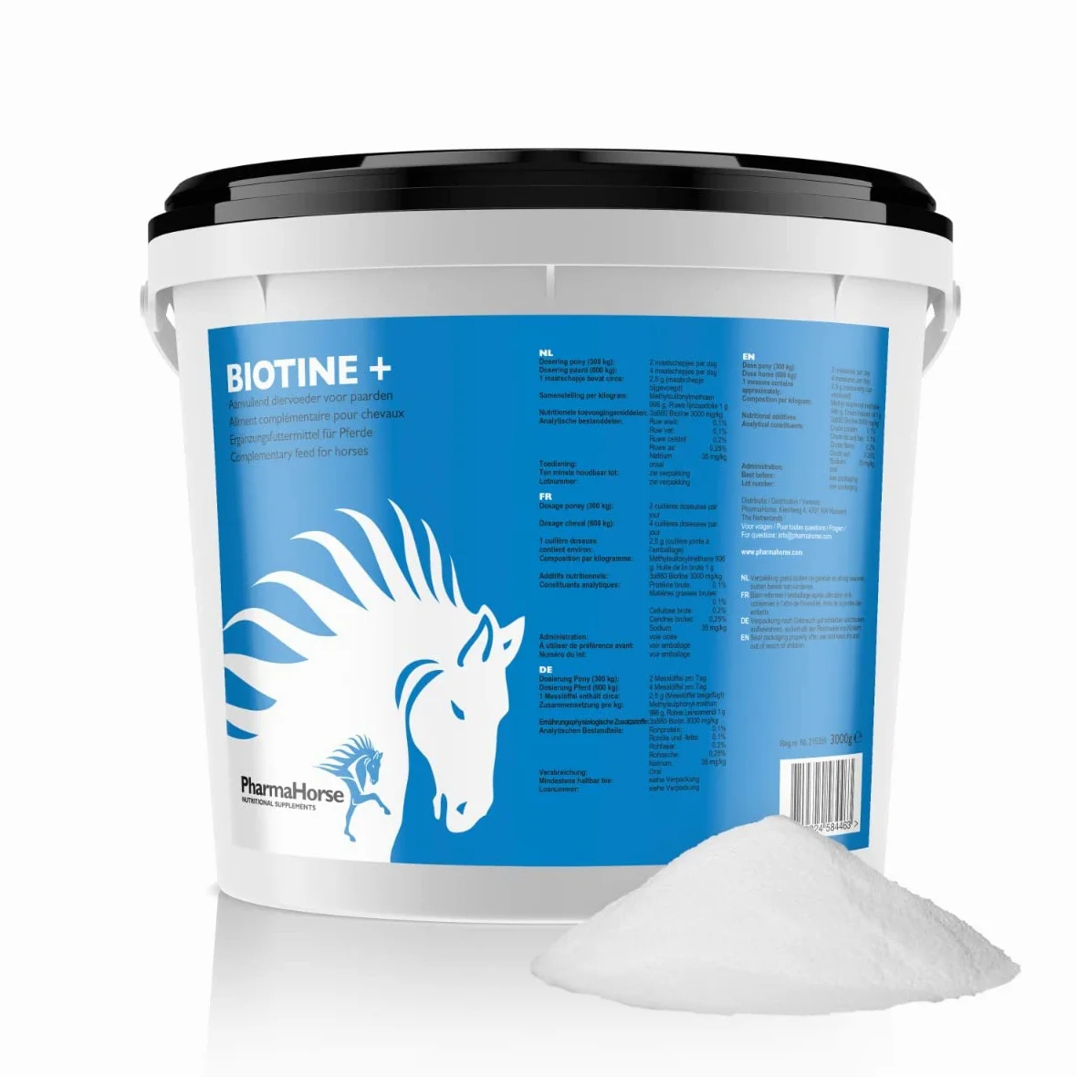Pharma Horse biotine + – Nero – Taglia 3 Kilo